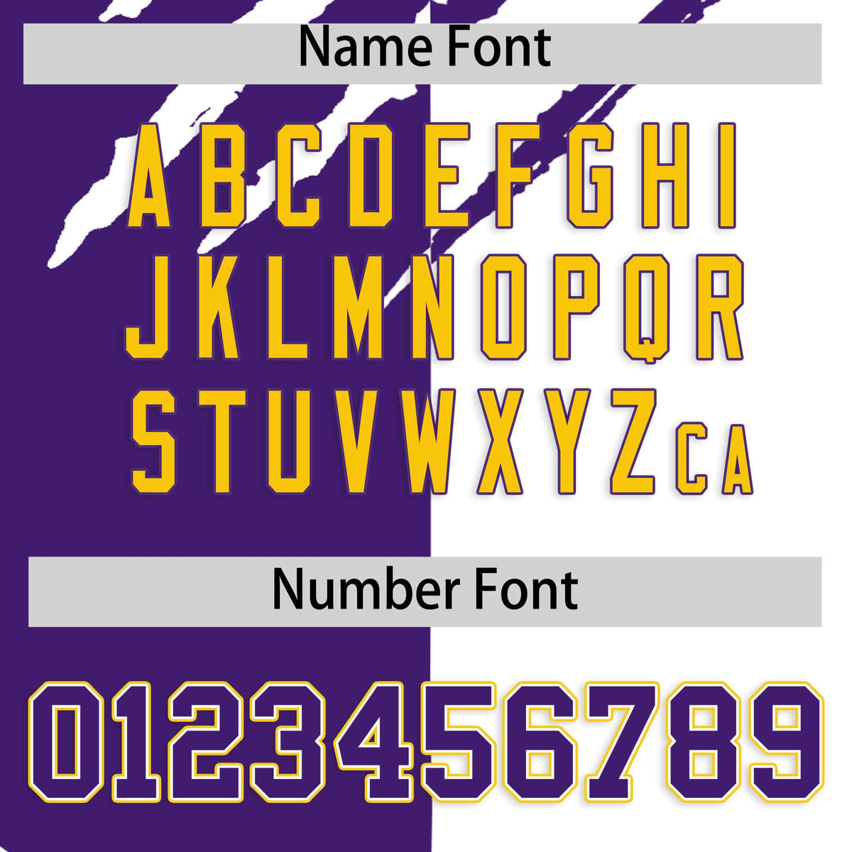 Custom Purple White Split Tiger Claw Scratch Pattern Baseball Jersey