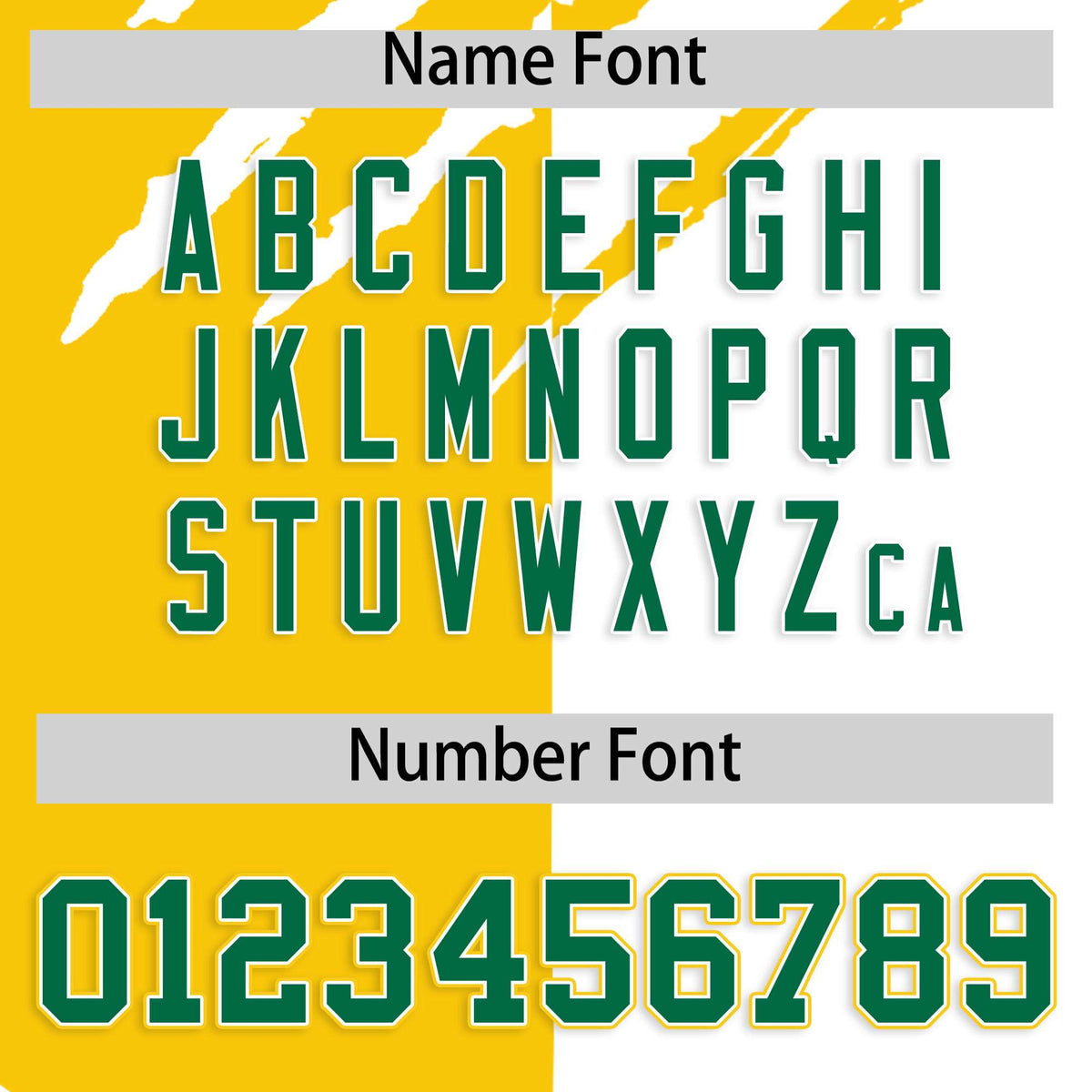 Custom Gold White Split Tiger Claw Scratch Pattern Baseball Jersey