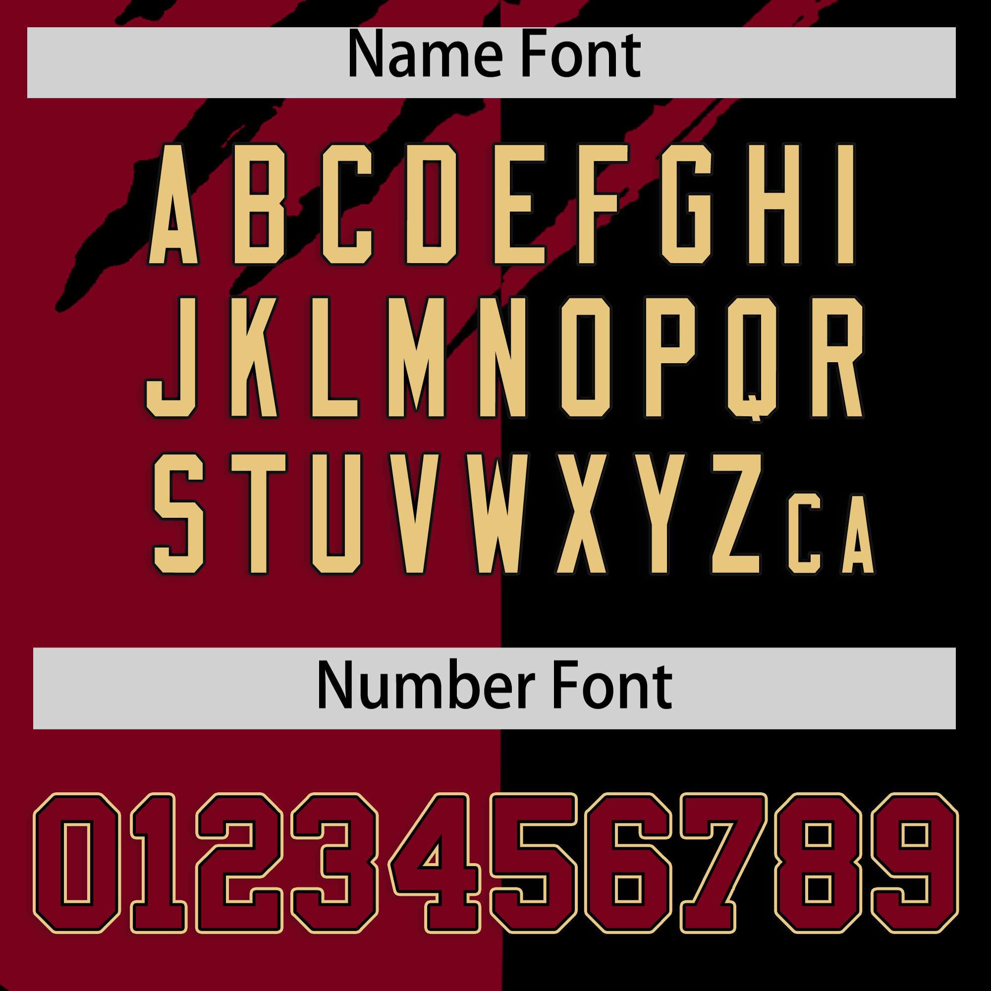 Custom Crimson Black Split Tiger Claw Scratch Pattern Baseball Jersey