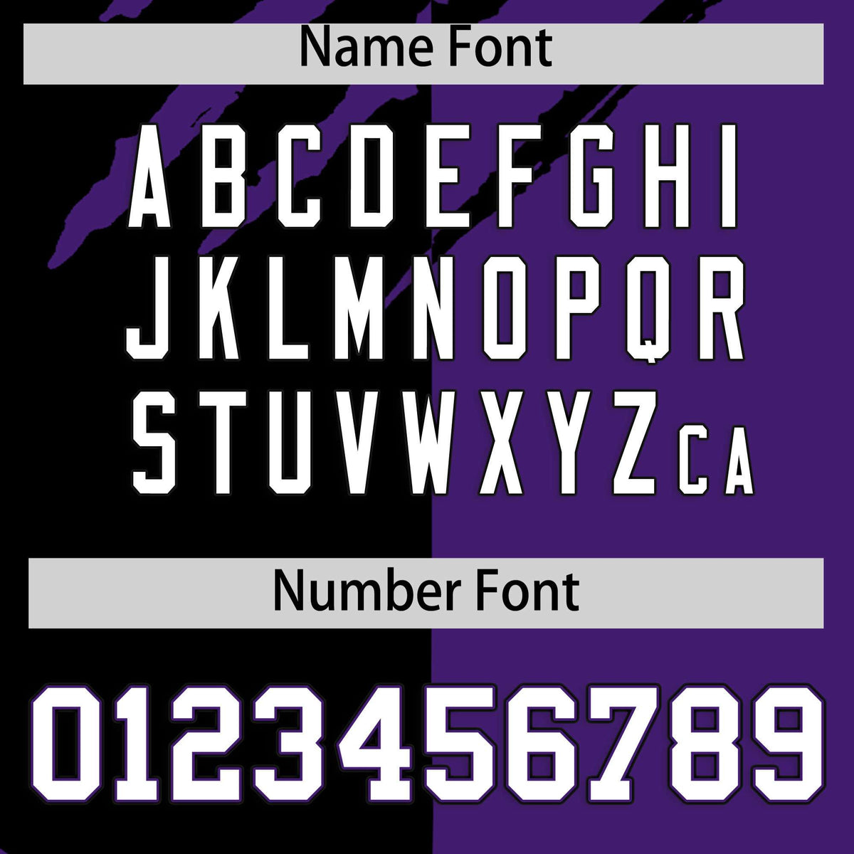 Custom Black Purple Split Tiger Claw Scratch Pattern Baseball Jersey