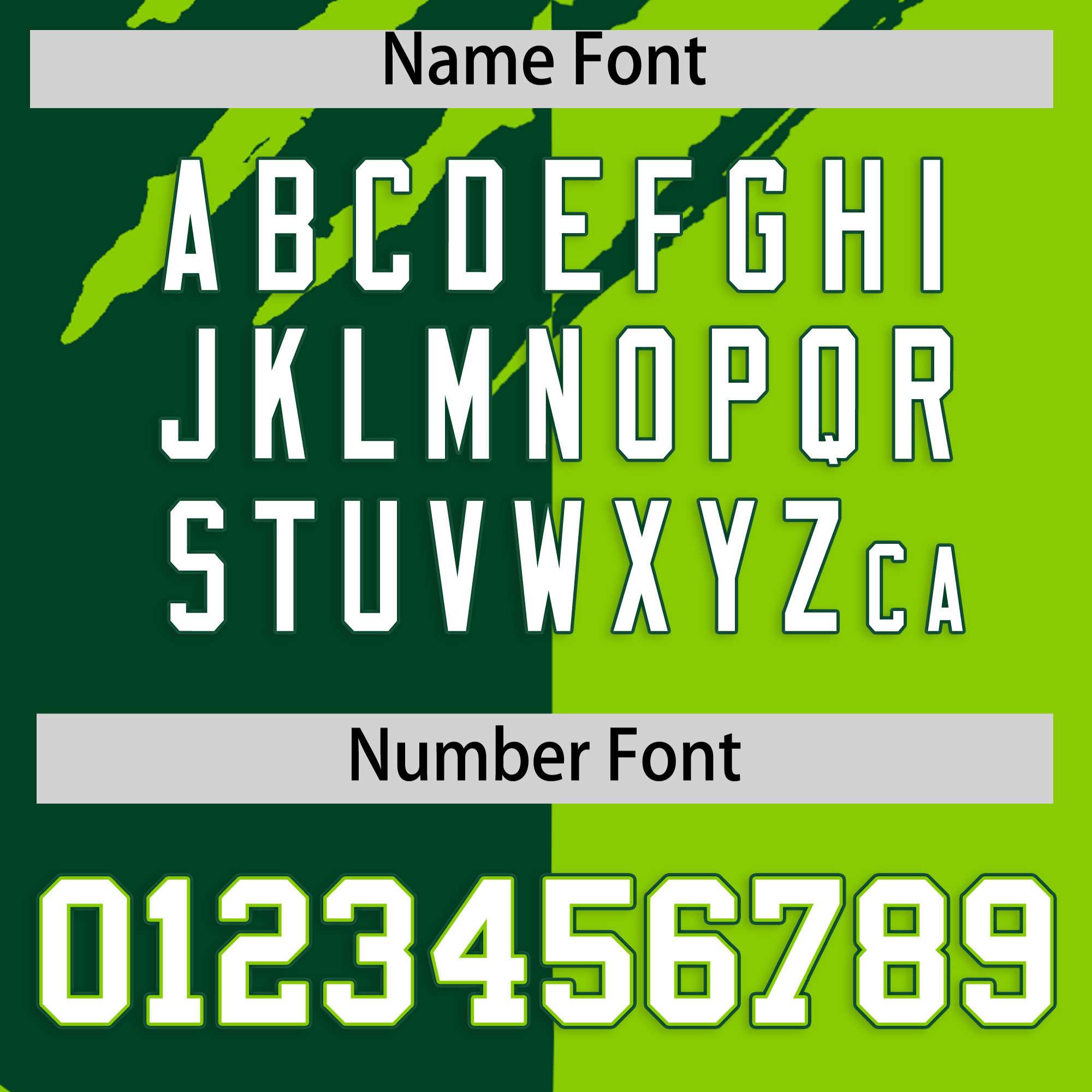 Custom Green Neon Green Split Tiger Claw Scratch Pattern Baseball Jersey