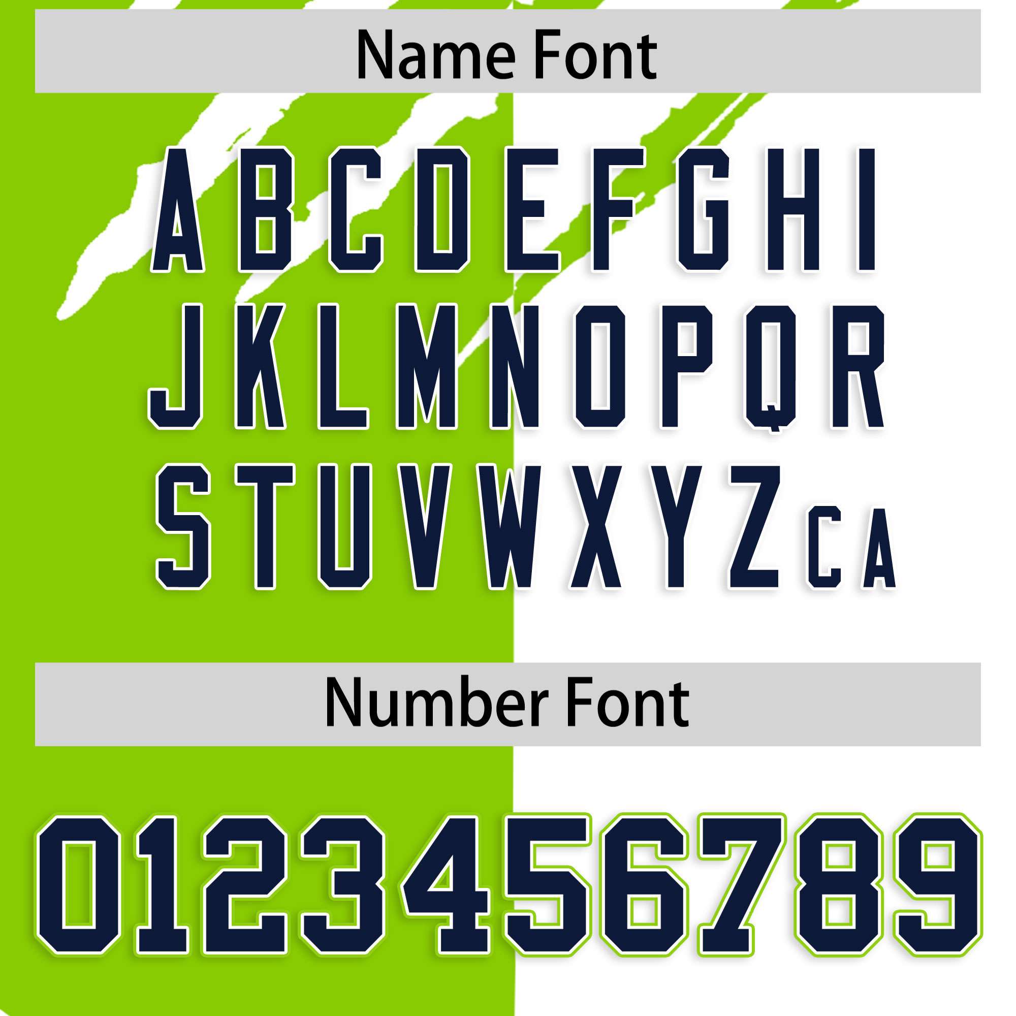 Custom Neon Green White Split Tiger Claw Scratch Pattern Baseball Jersey