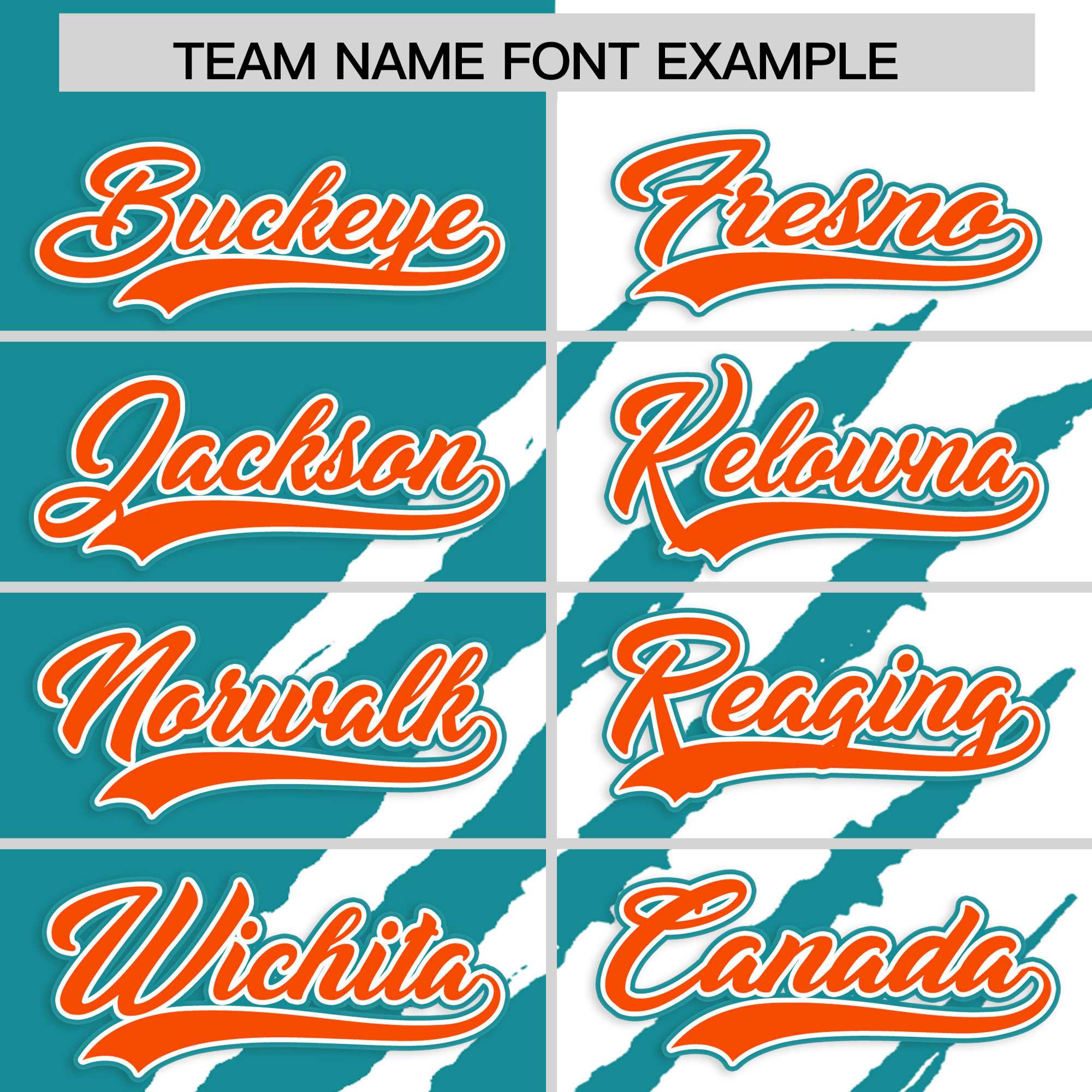 Custom Aqua White Split Tiger Claw Scratch Pattern Baseball Jersey