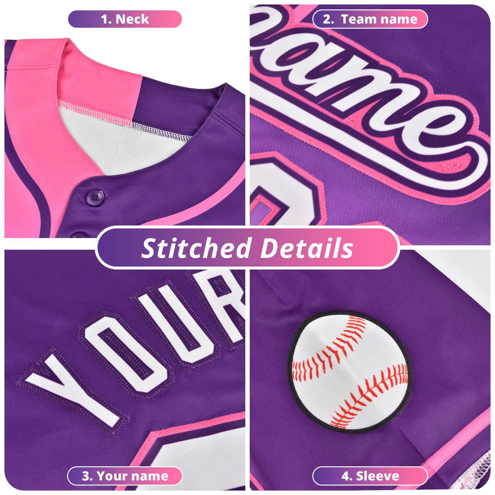 Custom Royal Blue White Split Tiger Claw Scratch Pattern Baseball Jersey