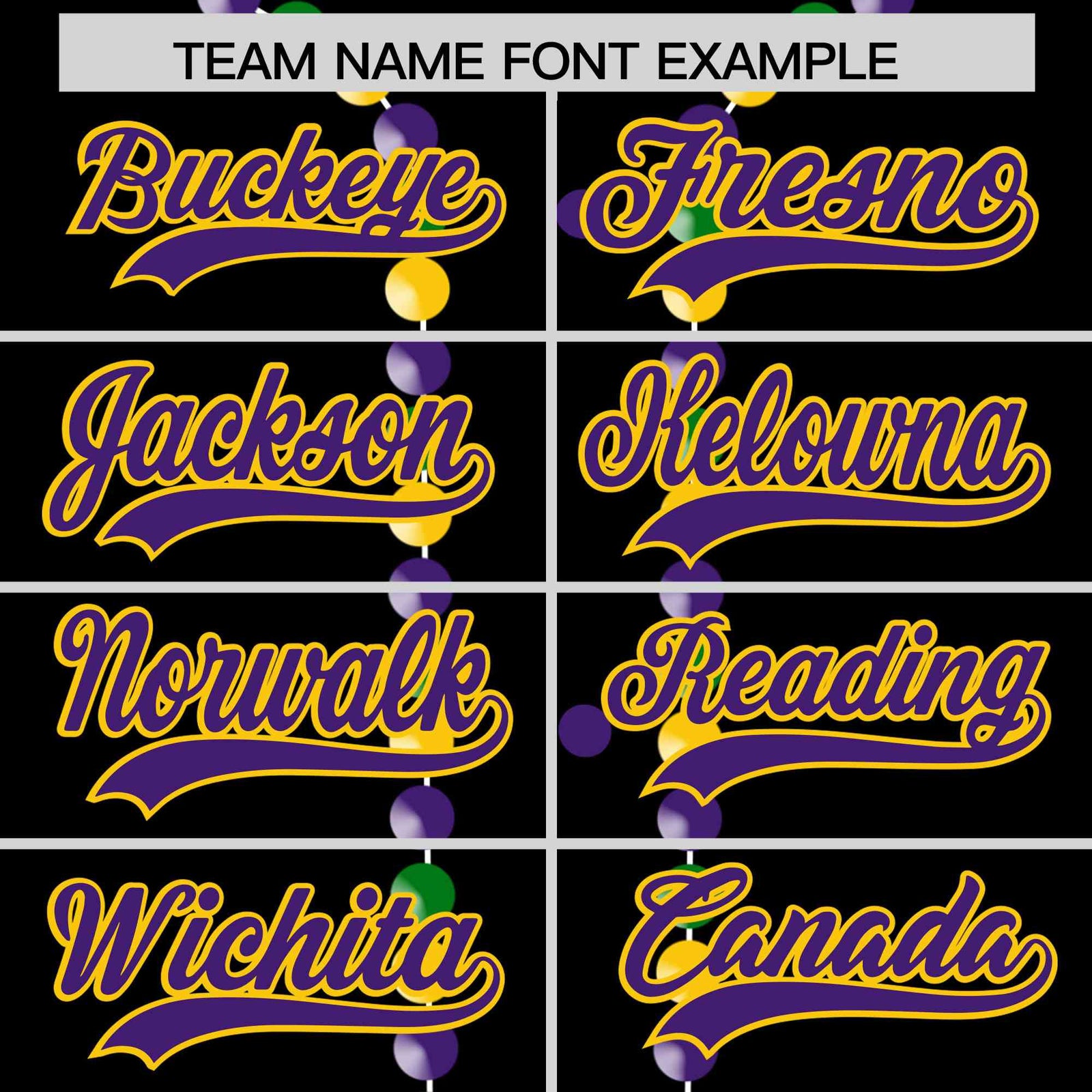 Custom Black Purple Gold Personalization Graffiti Mardi Gras Authentic Baseball Jersey| KXKSHOP