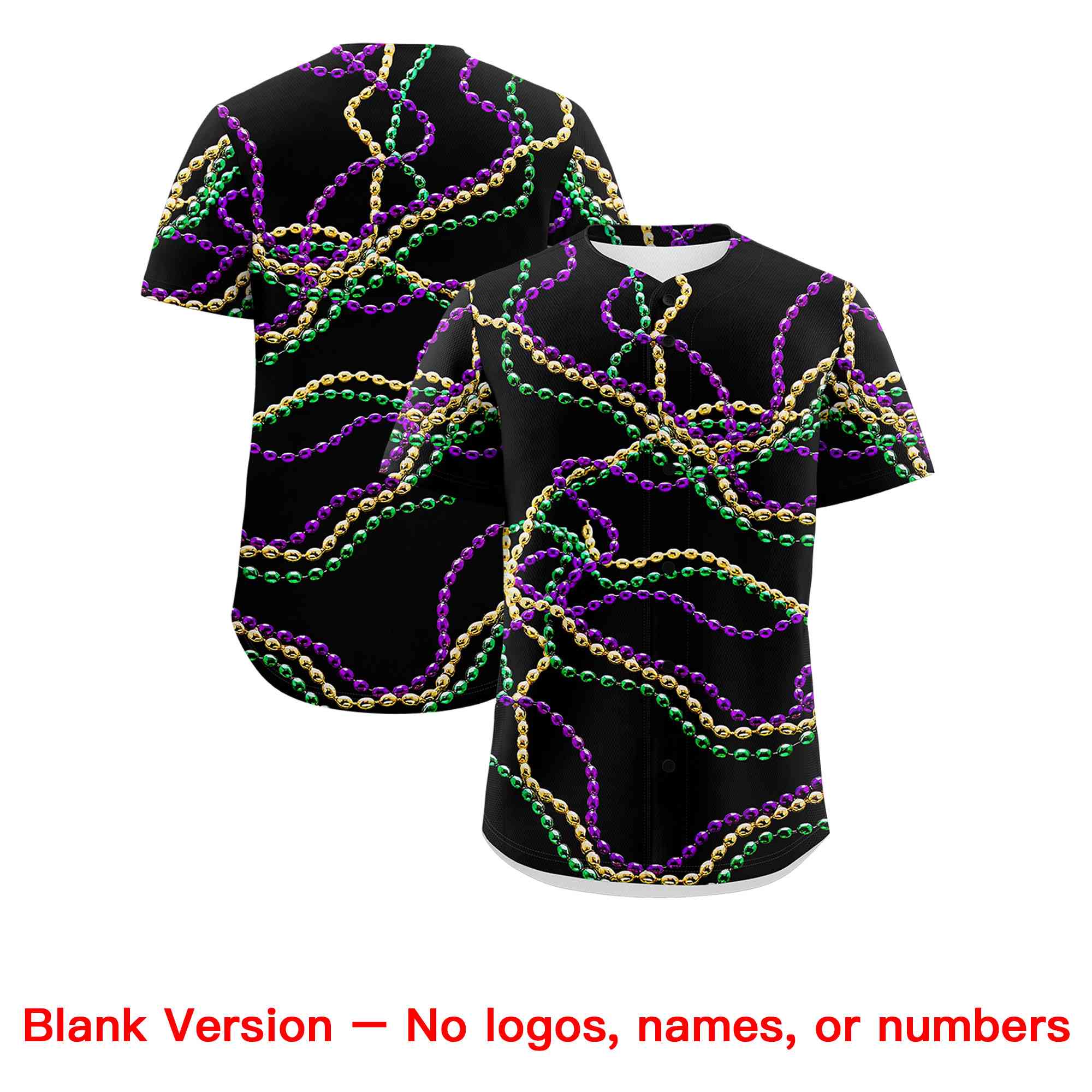 Custom Black Purple Personalization Graffiti Mardi Gras Authentic Baseball Jersey| KXKSHOP