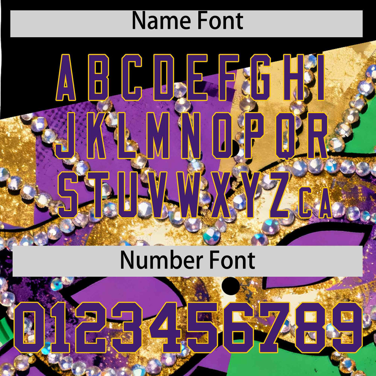 Custom Black Gold Purple Personalization Mardi Gras Authentic Baseball Jersey| KXKSHOP