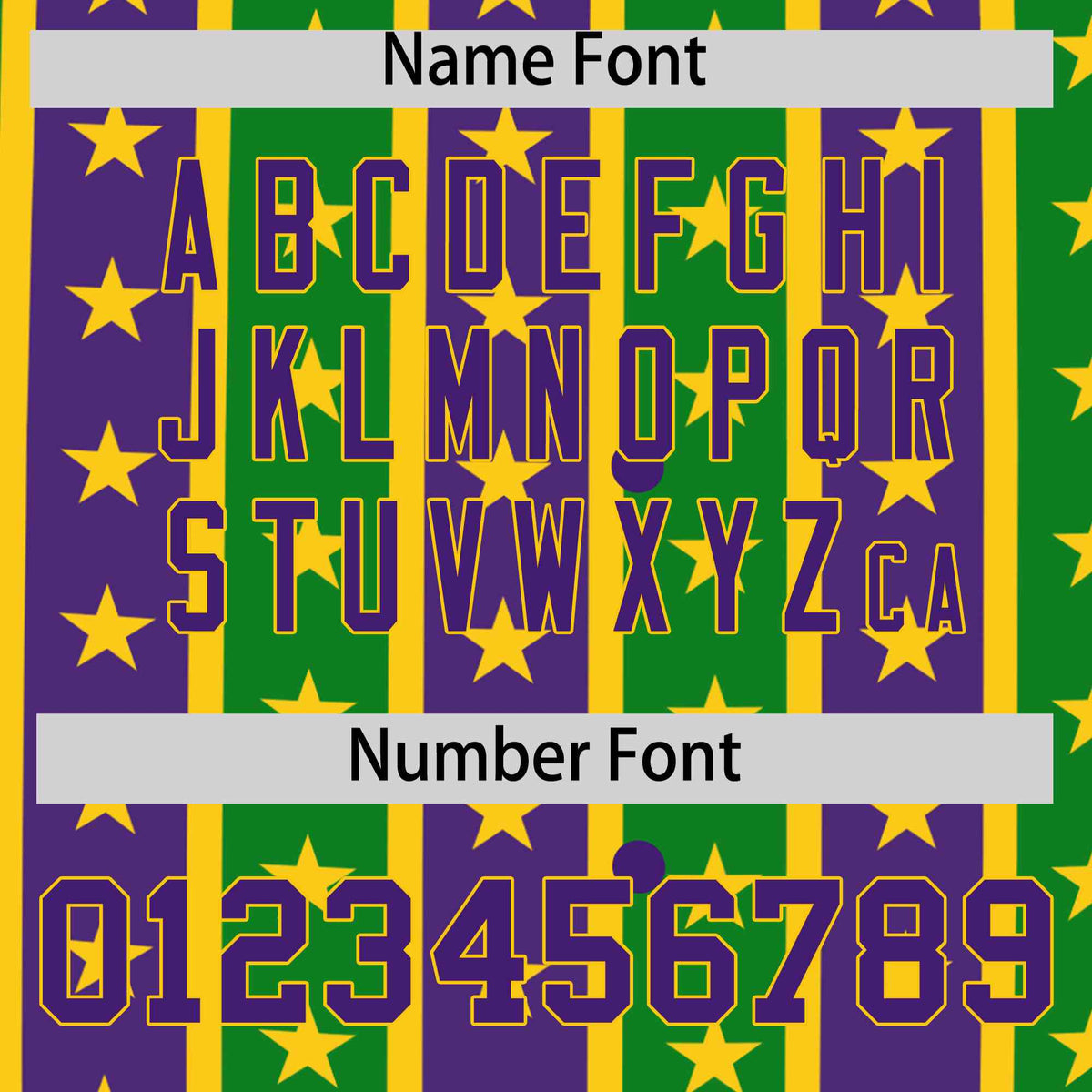 Custom Purple Kelly Green Gold Stripe Personalization Mardi Gras Authentic Baseball Jersey| KXKSHOP