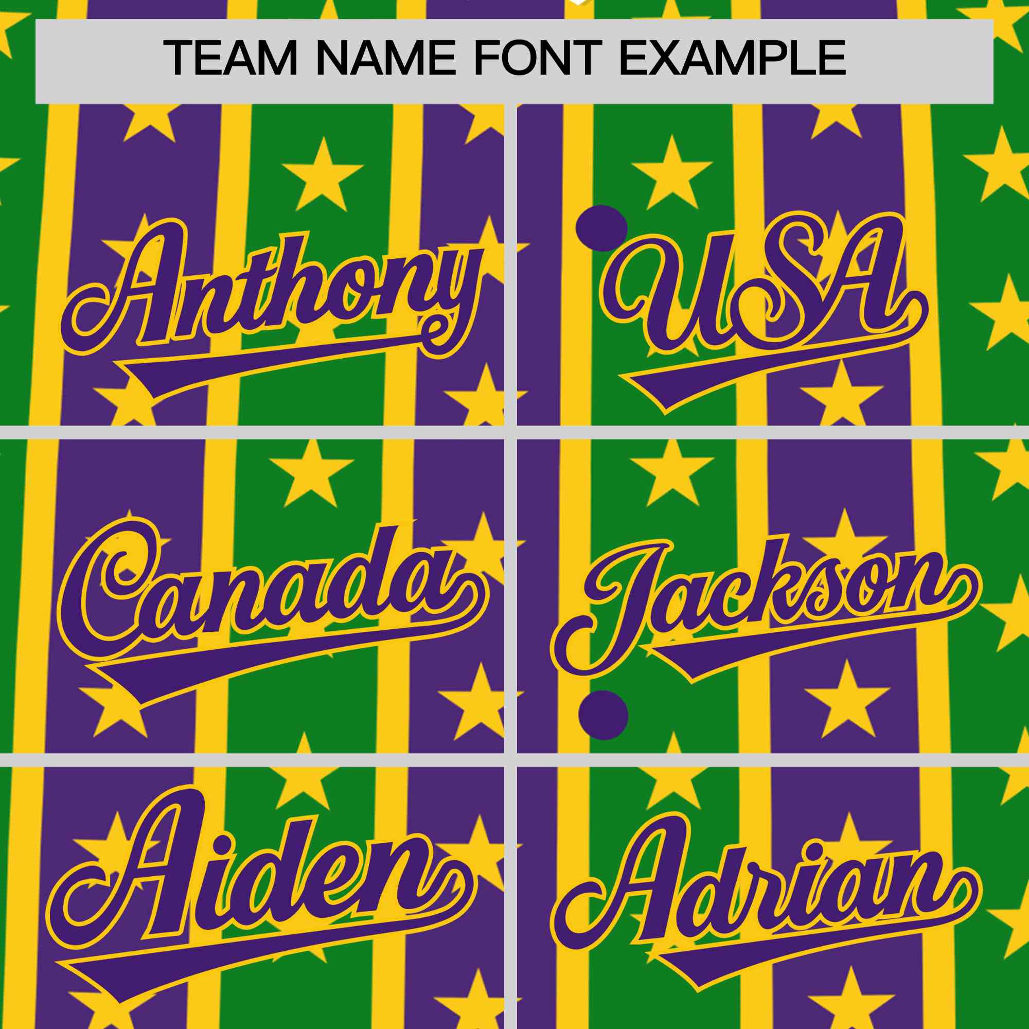 Custom Purple Kelly Green Gold Stripe Personalization Mardi Gras Authentic Baseball Jersey| KXKSHOP