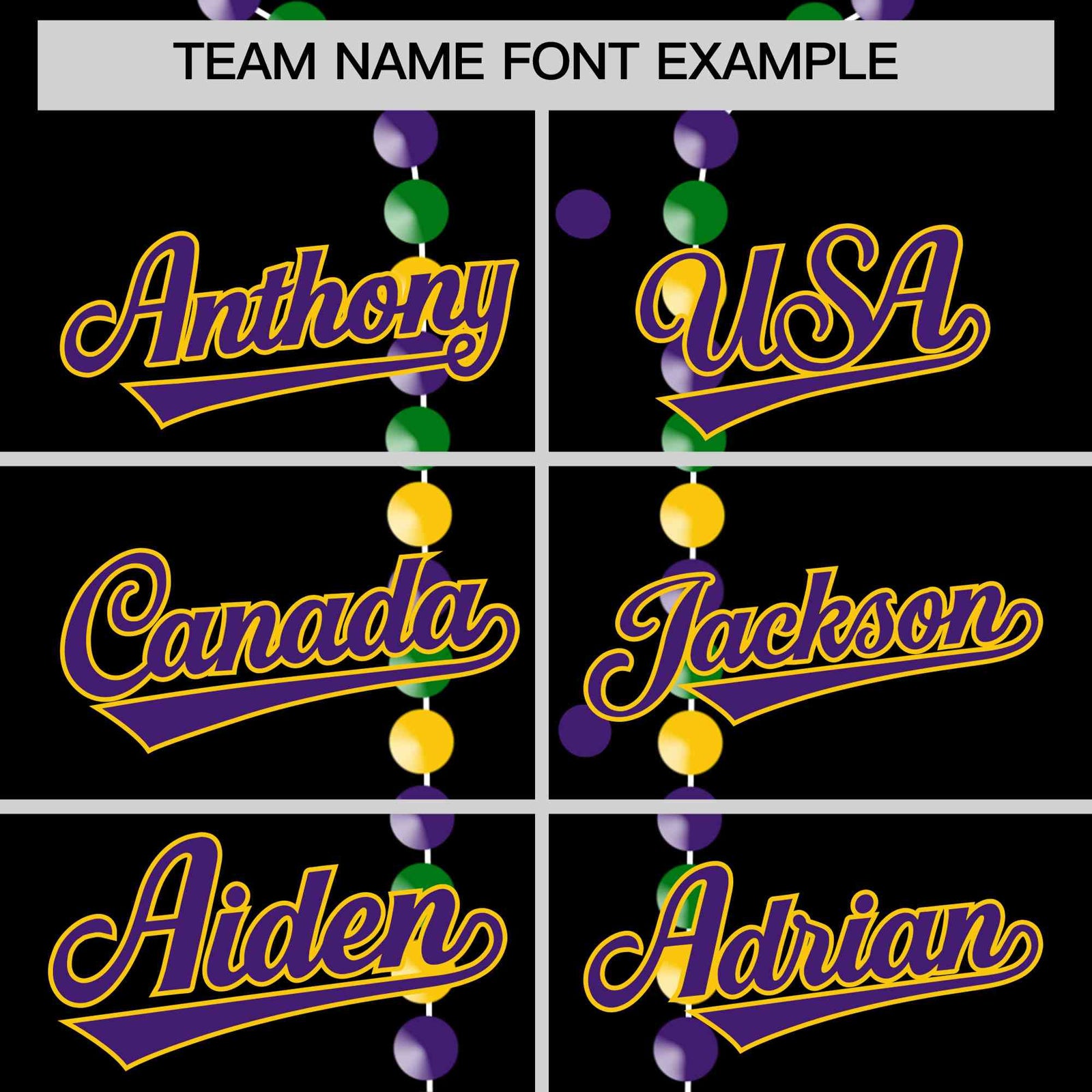 Custom Black Purple Gold Personalization Graffiti Mardi Gras Authentic Baseball Jersey| KXKSHOP