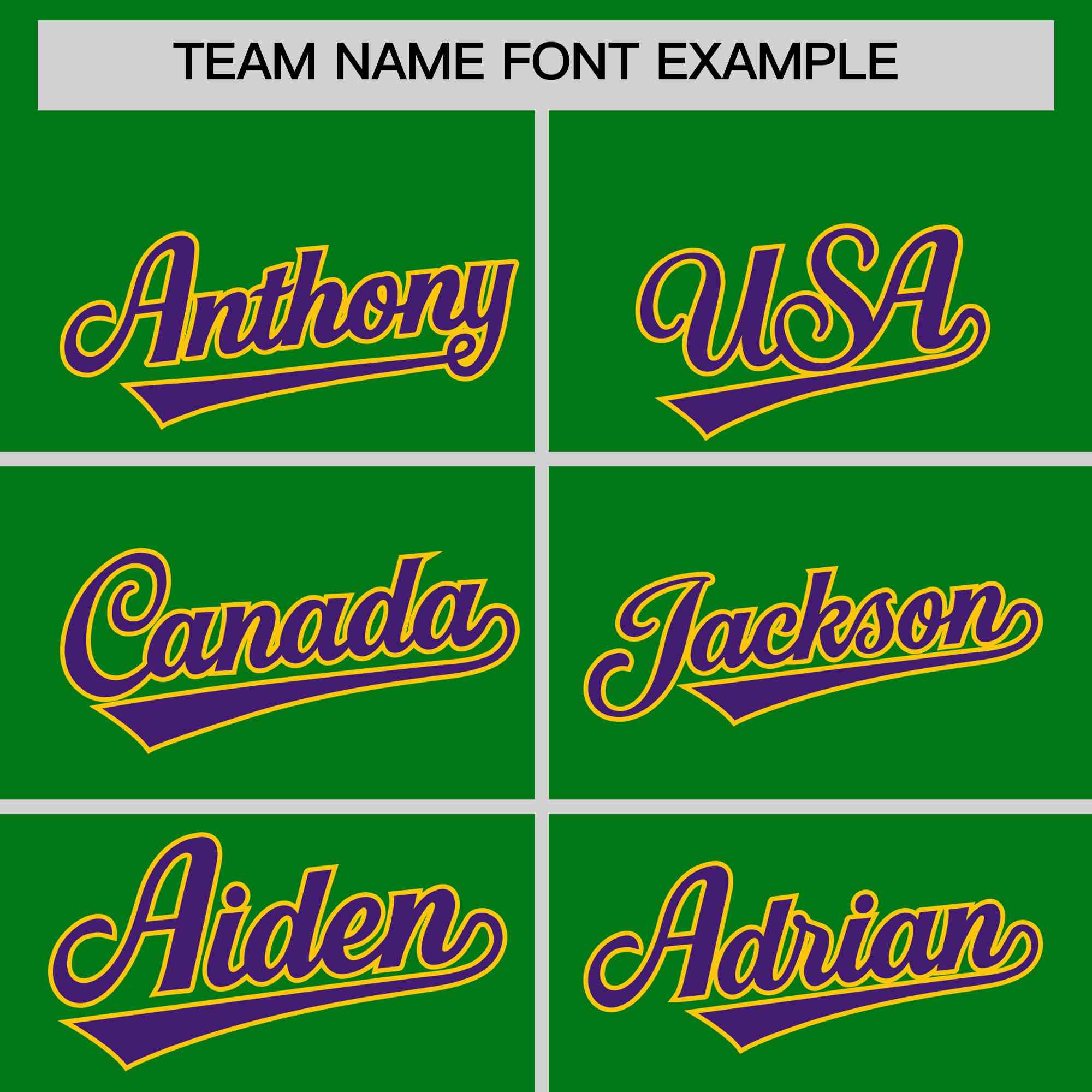 Custom Kelly Green Purple Personalization Mardi Gras Authentic Baseball Jersey| KXKSHOP