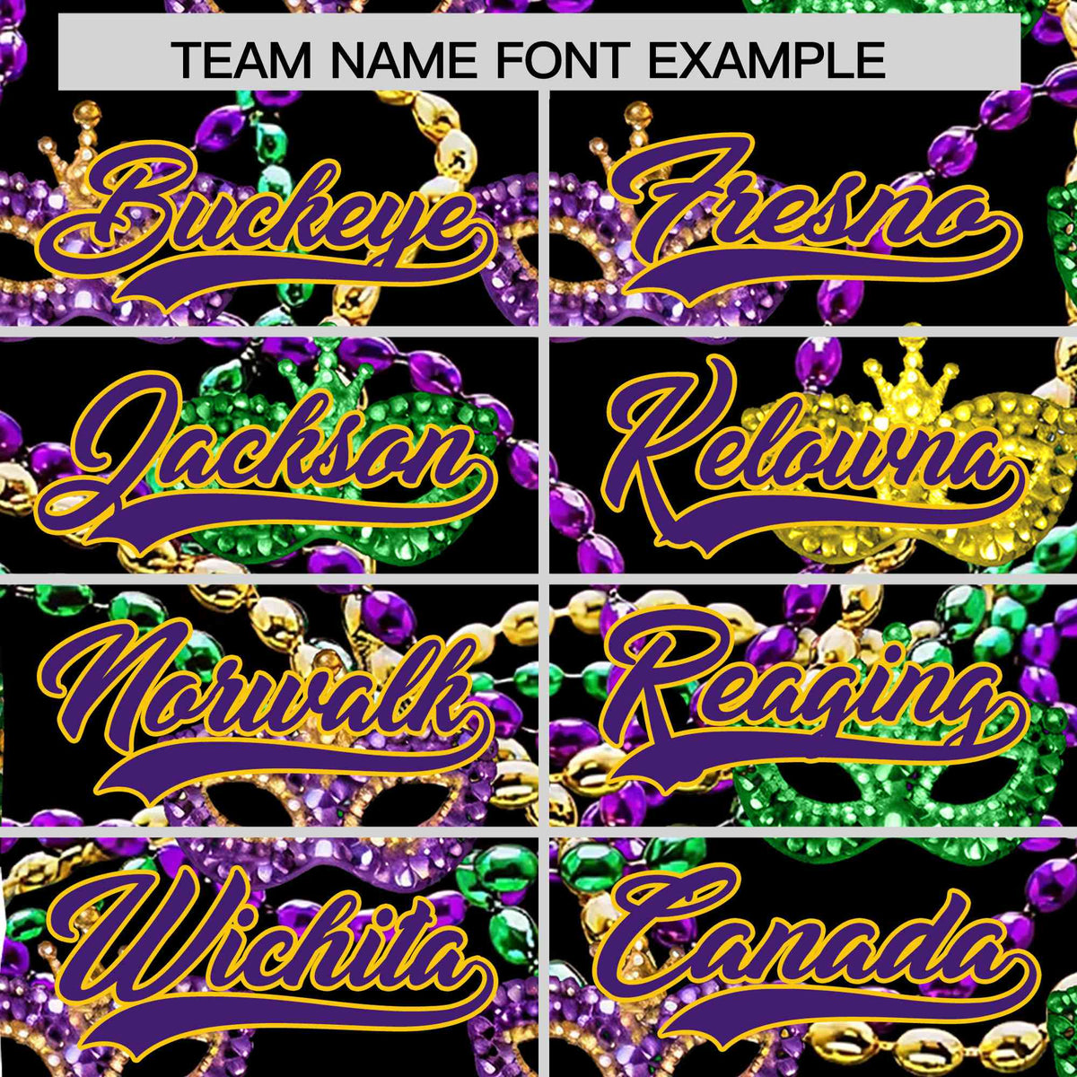 Custom Black Purple Personalization Mardi Gras Authentic Baseball Jersey| KXKSHOP