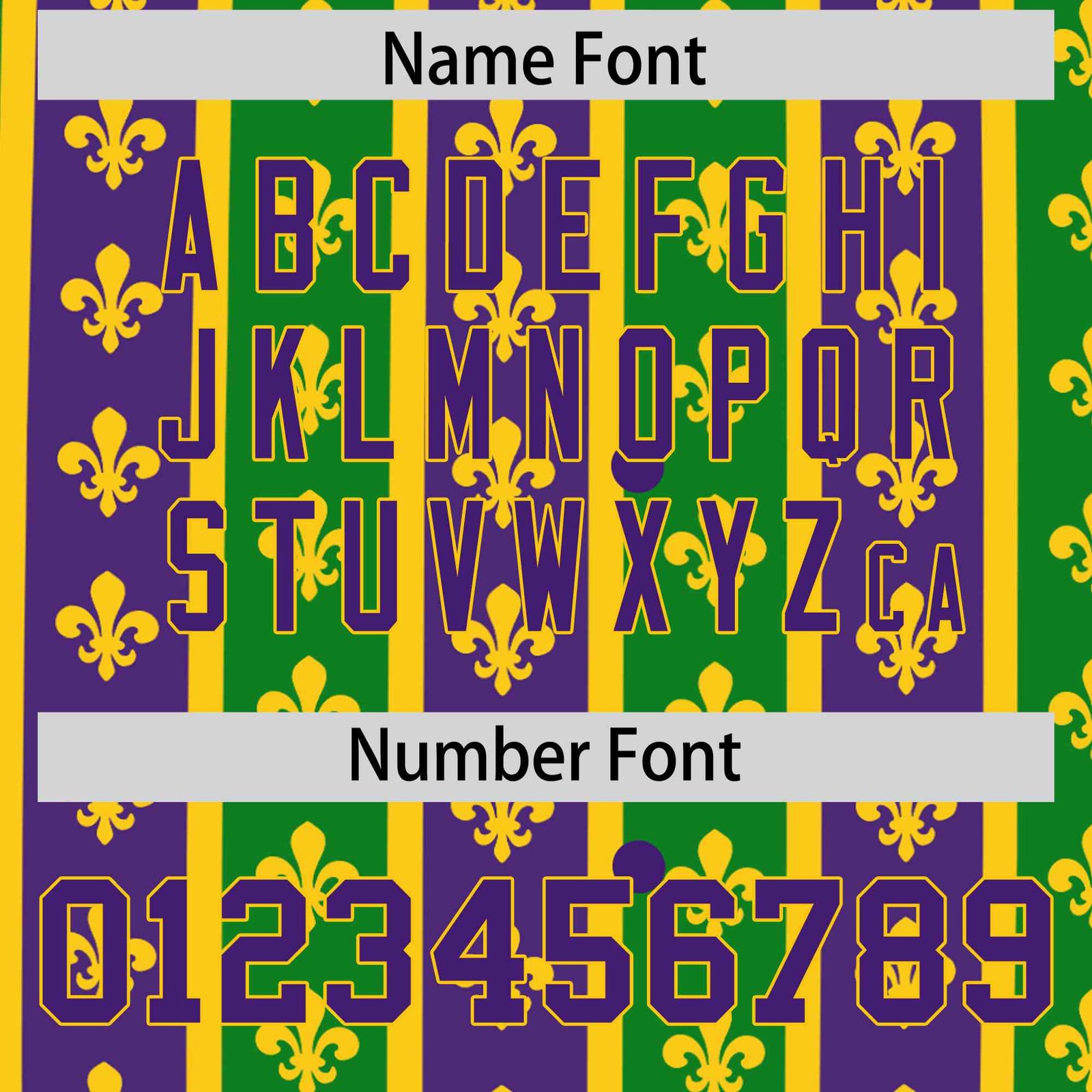 Custom Purple Kelly Green Gold Personalization Stripe Mardi Gras Authentic Baseball Jersey| KXKSHOP