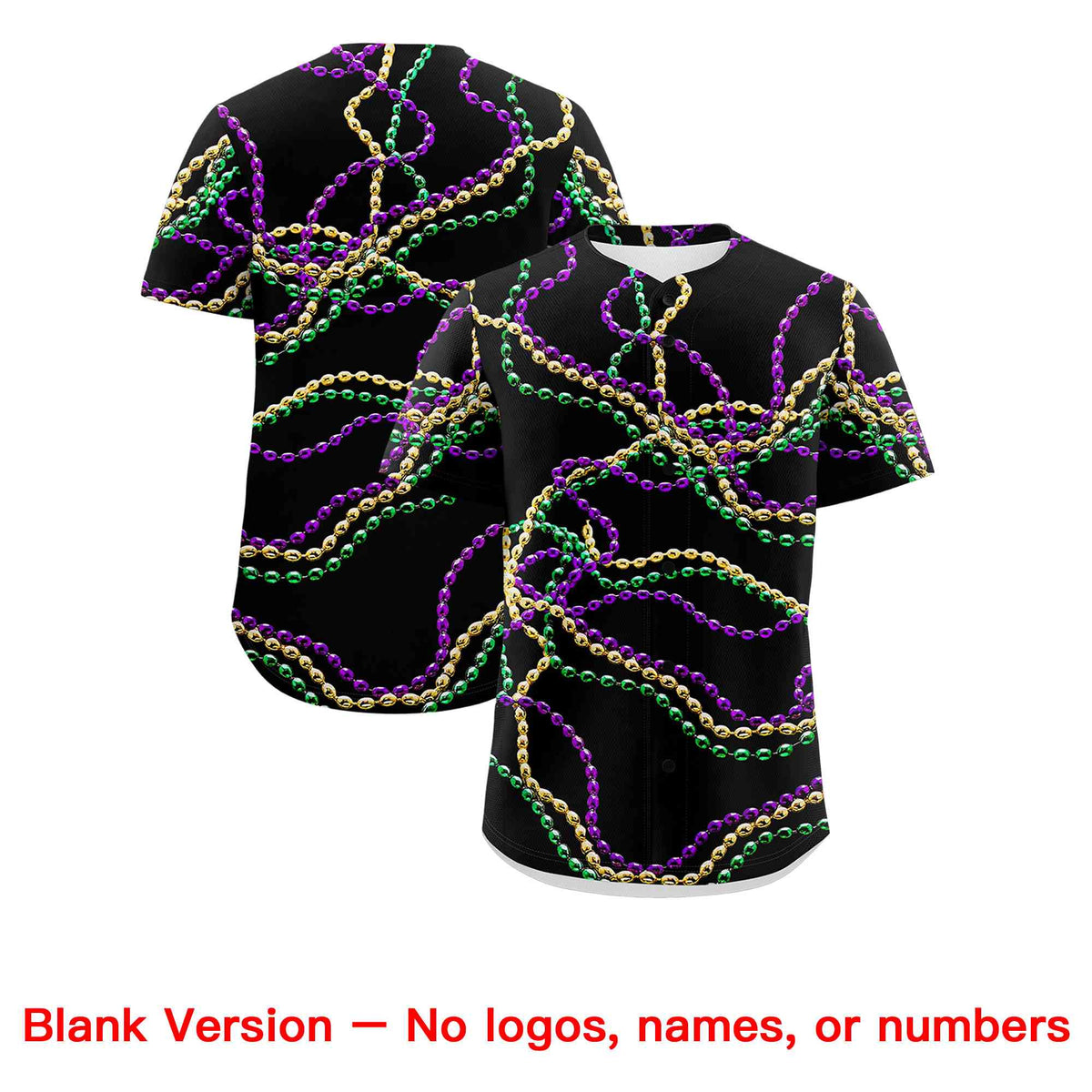 Custom Black Purple Personalization Graffiti Mardi Gras Authentic Baseball Jersey| KXKSHOP