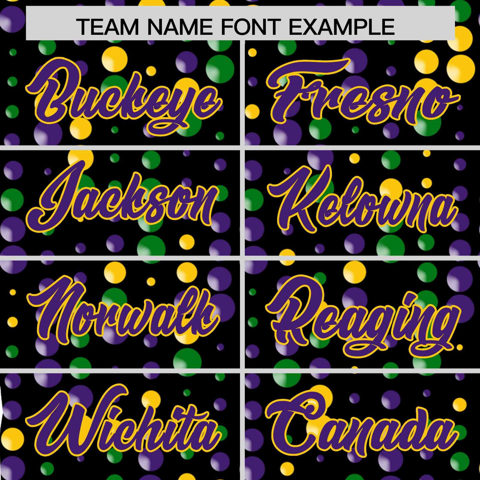 Custom Black Purple Gold Personalization Mardi Gras Authentic Baseball Jersey| KXKSHOP