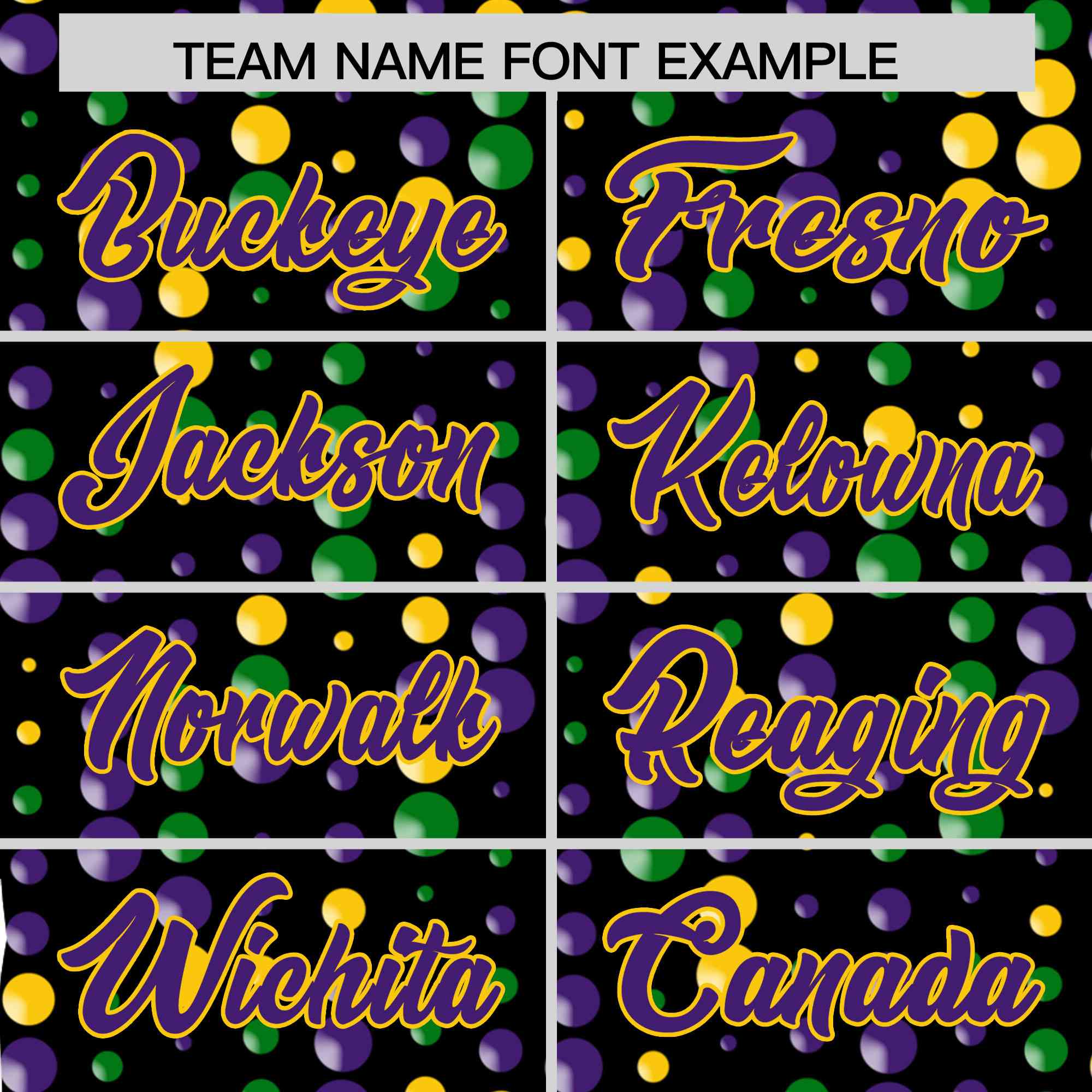 Custom Black Purple Gold Personalization Mardi Gras Authentic Baseball Jersey| KXKSHOP