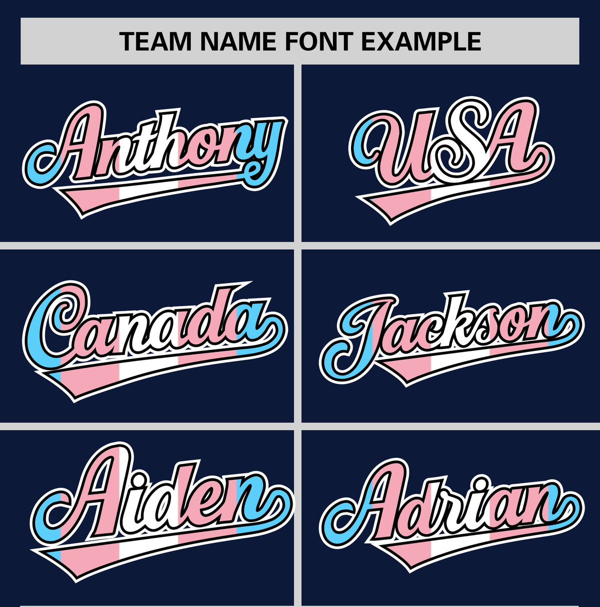 Custom Navy Powder Blue Transgender For Pride Month Classic Style Baseball Jersey| KXKSHOP