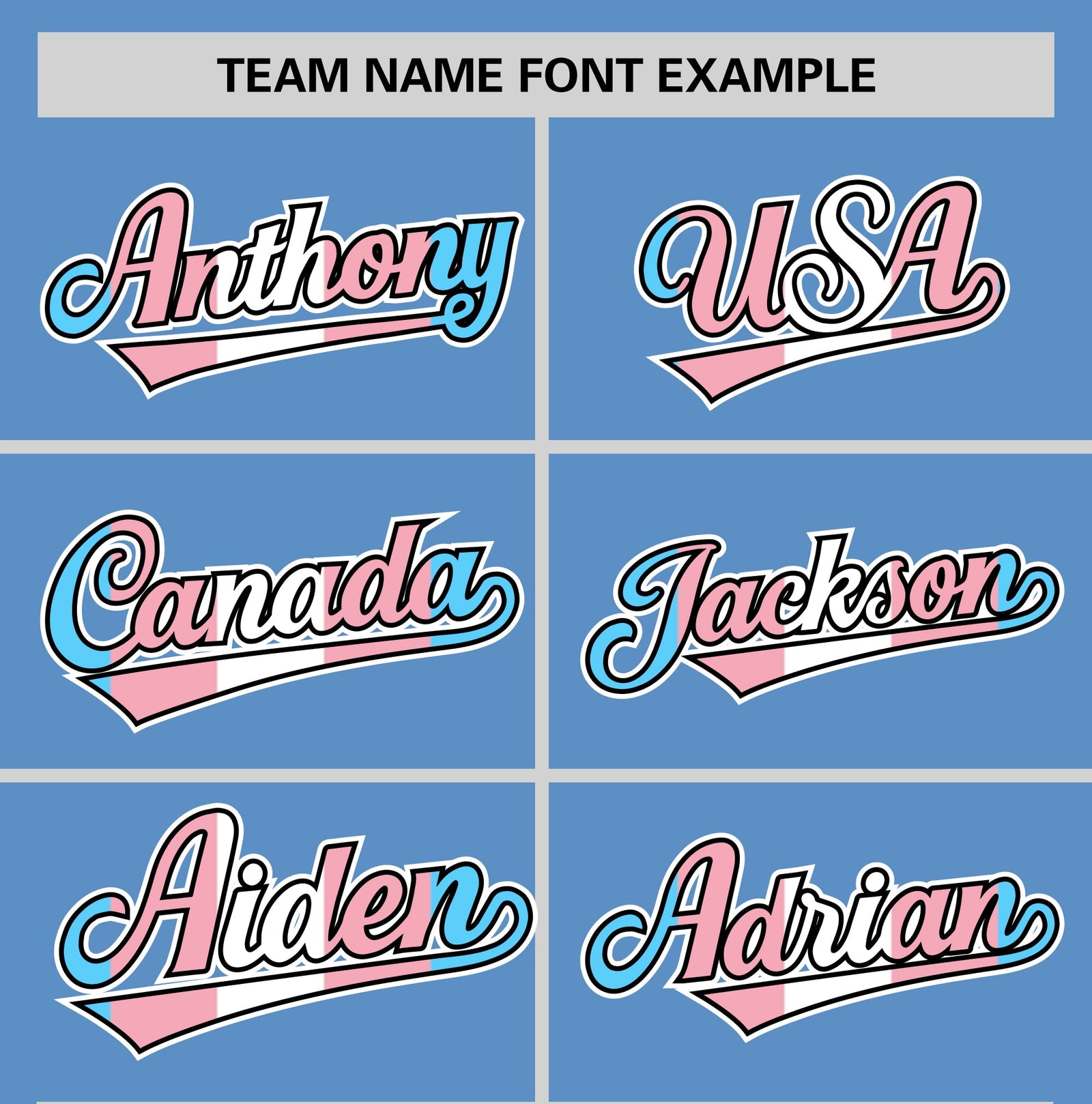 Custom Light Blue Powder Blue Transgender For Pride Month Classic Style Baseball Jersey| KXKSHOP