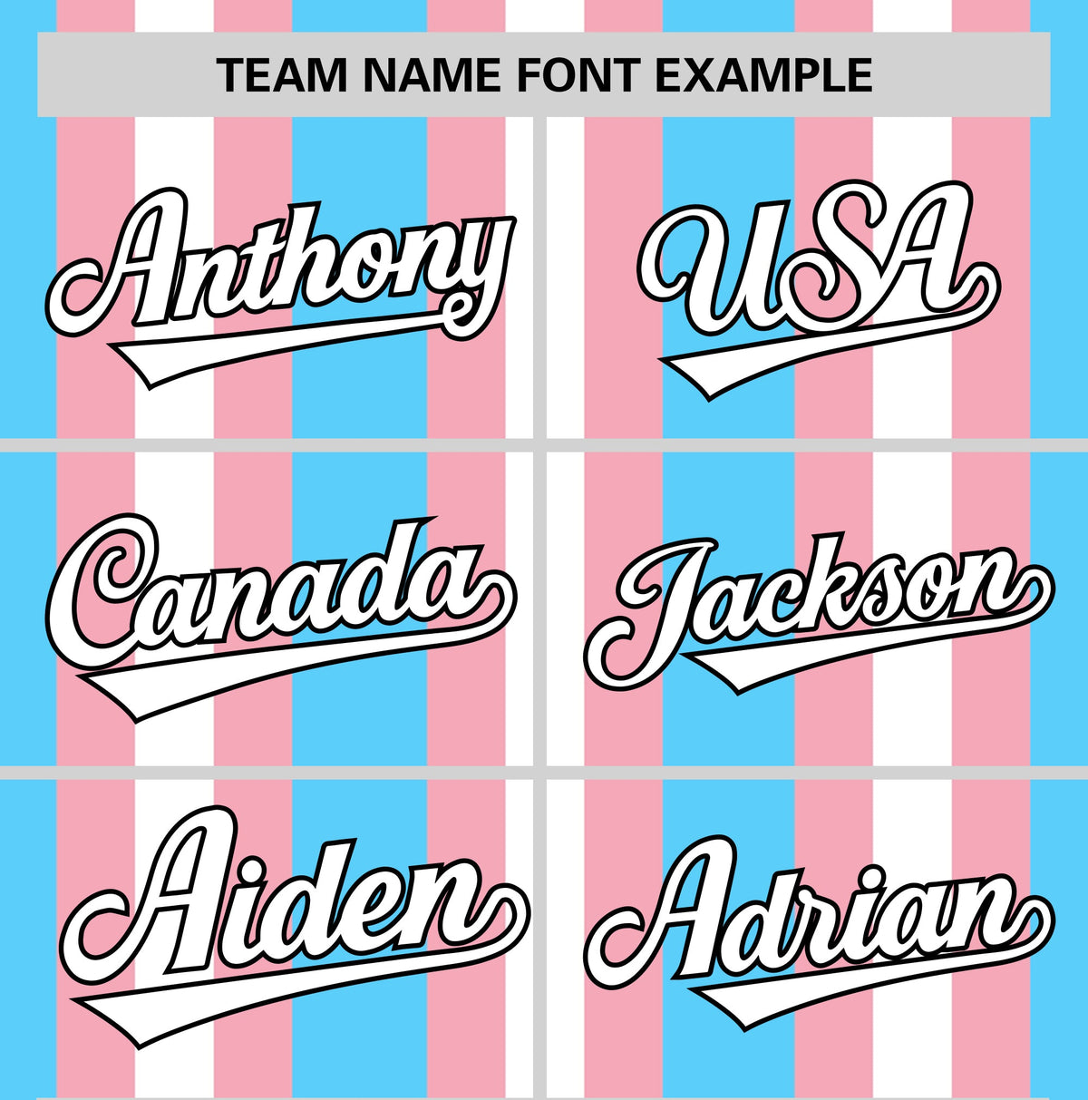 Custom White Light Pink Blue Transgender For Pride Month Classic Style Baseball Jersey| KXKSHOP