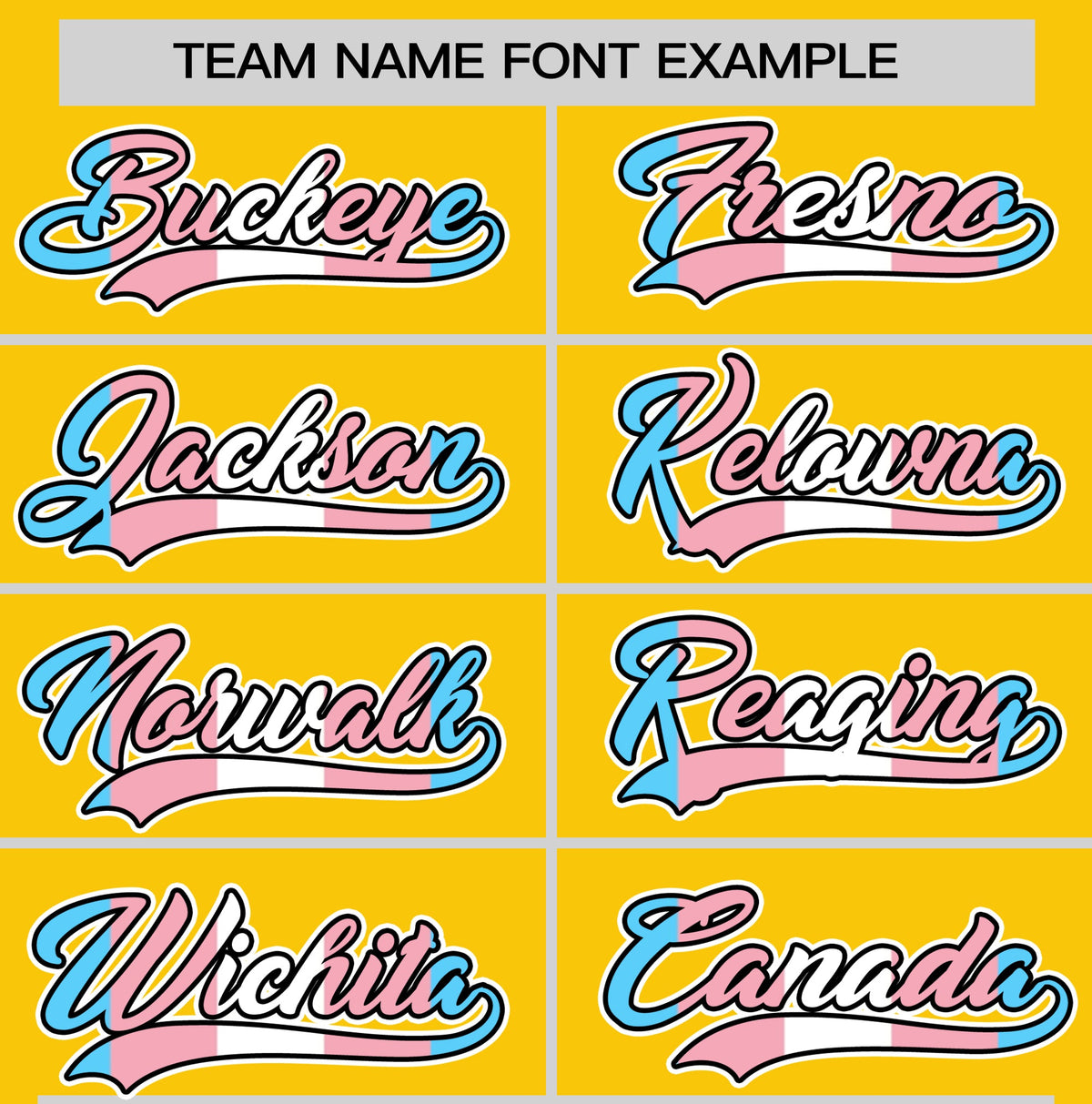 Custom Gold Powder Blue Transgender For Pride Month Classic Style Baseball Jersey| KXKSHOP