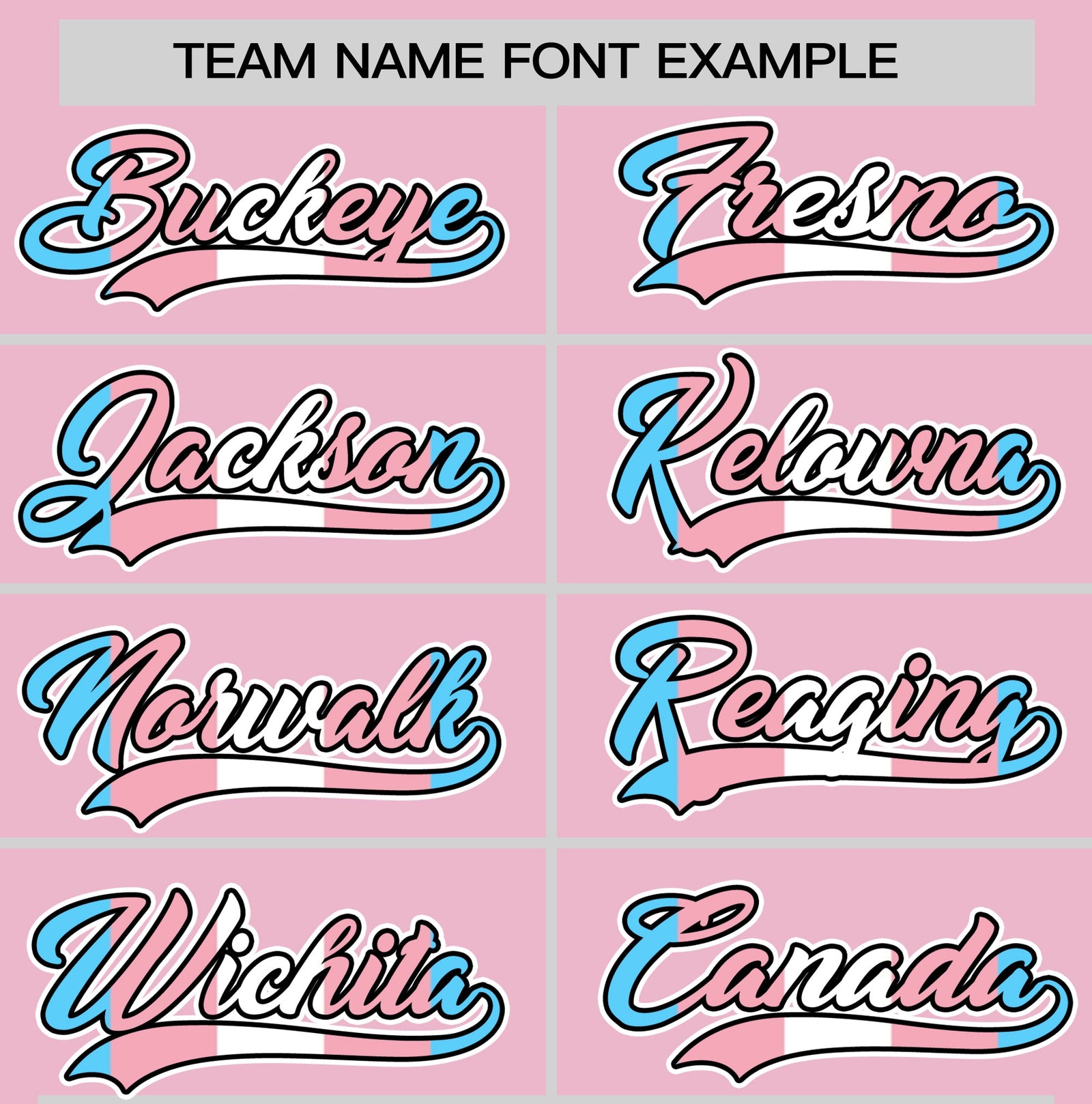 Custom Light Pink Powder Blue Transgender For Pride Month Classic Style Baseball Jersey| KXKSHOP