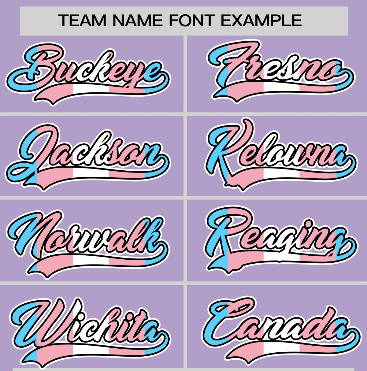 Custom Light Purple Powder Blue Transgender For Pride Month Classic Style Baseball Jersey| KXKSHOP