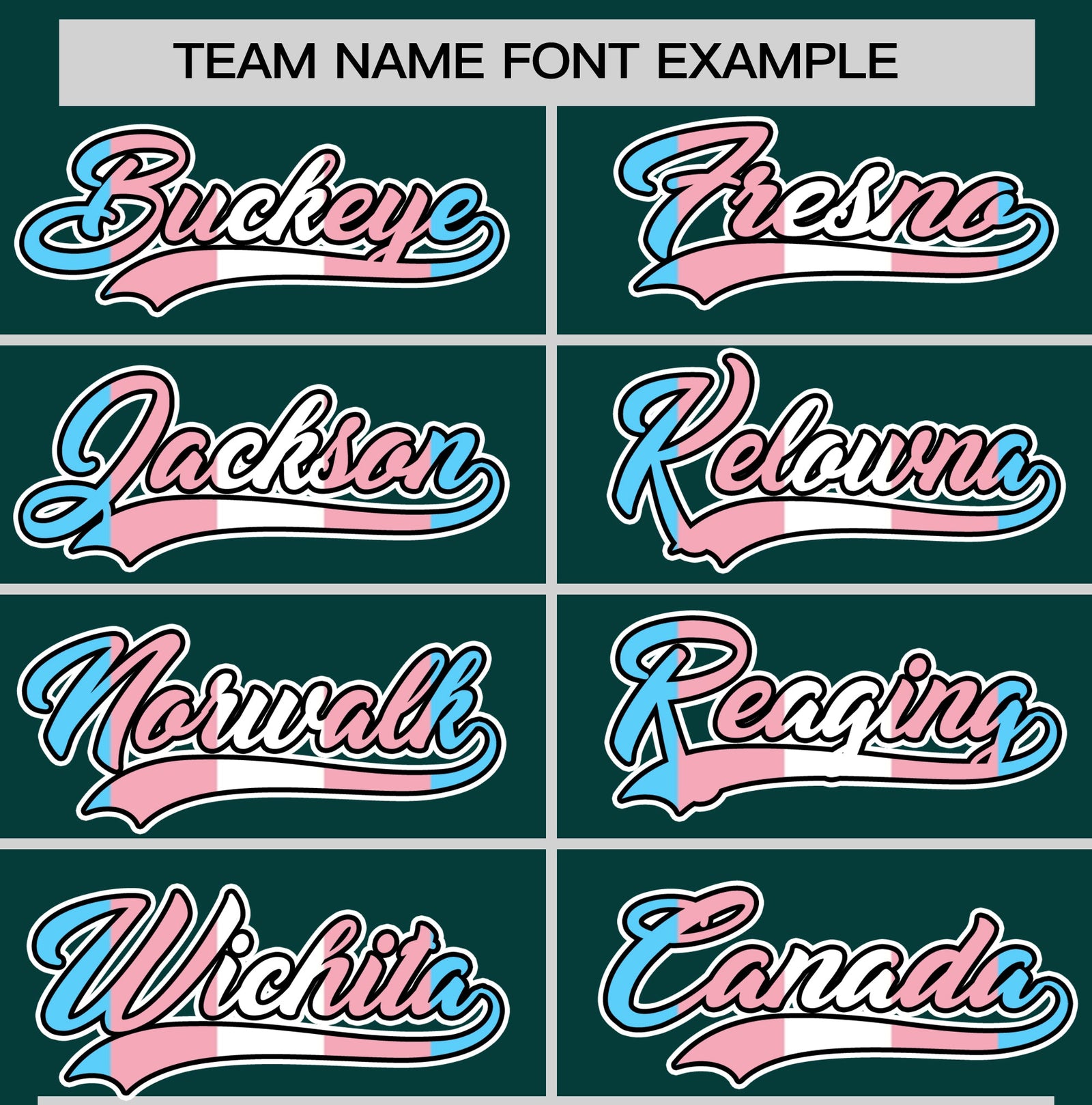 Custom Midnight Green Powder Blue Transgender For Pride Month Classic Style Baseball Jersey| KXKSHOP