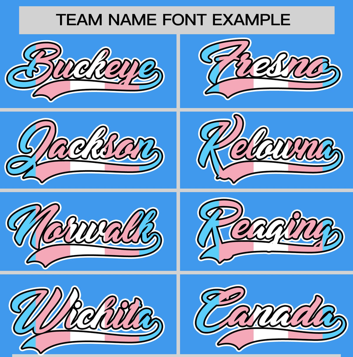 Custom Powder Blue Transgender For Pride Month Classic Style Baseball Jersey| KXKSHOP