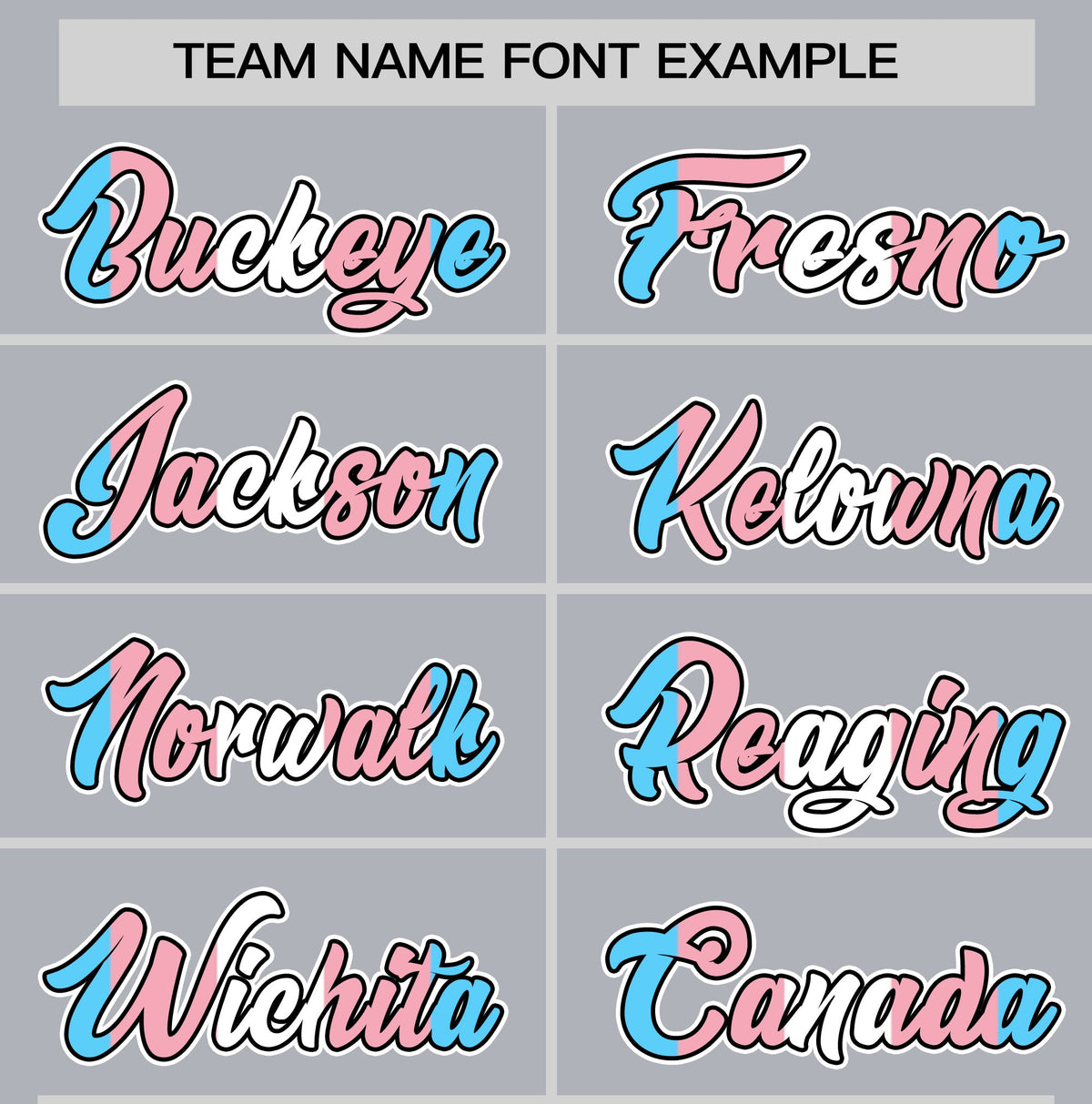 Custom Gray Powder Blue Transgender For Pride Month Classic Style Baseball Jersey| KXKSHOP