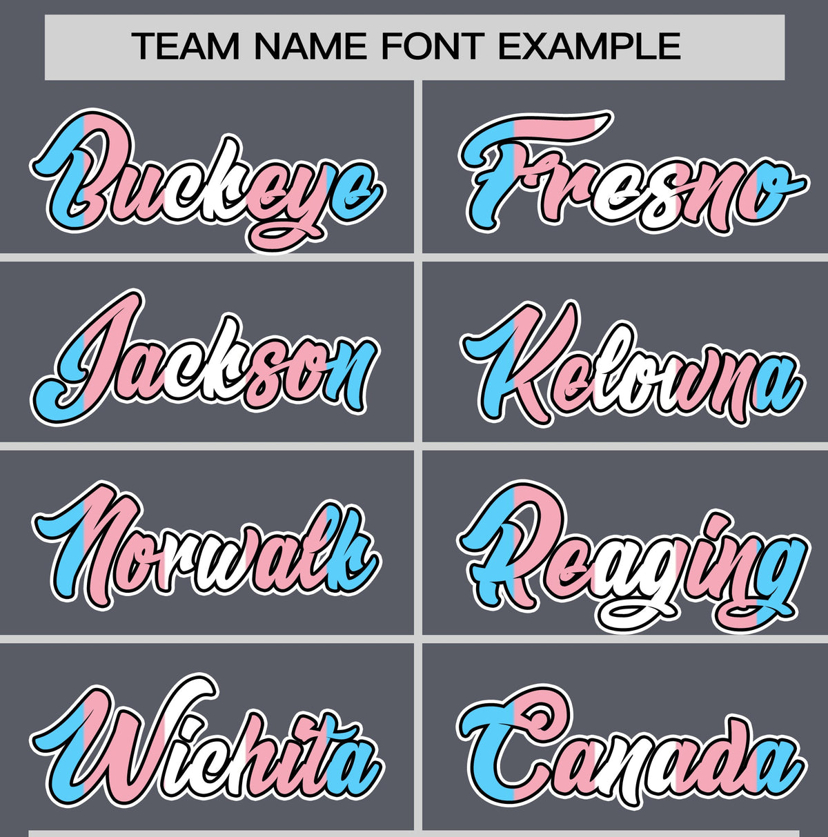 Custom Dark Gray Powder Blue Transgender For Pride Month Classic Style Baseball Jersey| KXKSHOP