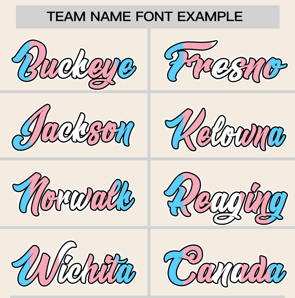 Custom Cream Powder Blue Transgender For Pride Month Classic Style Baseball Jersey| KXKSHOP