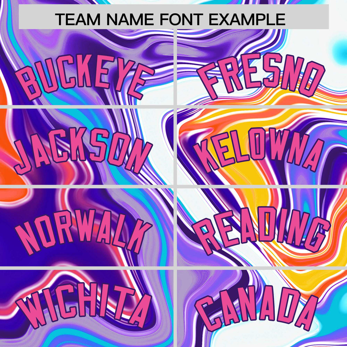 Custom Multi Color Split Fashion Fluid Pattern Authentic Baseball Jersey