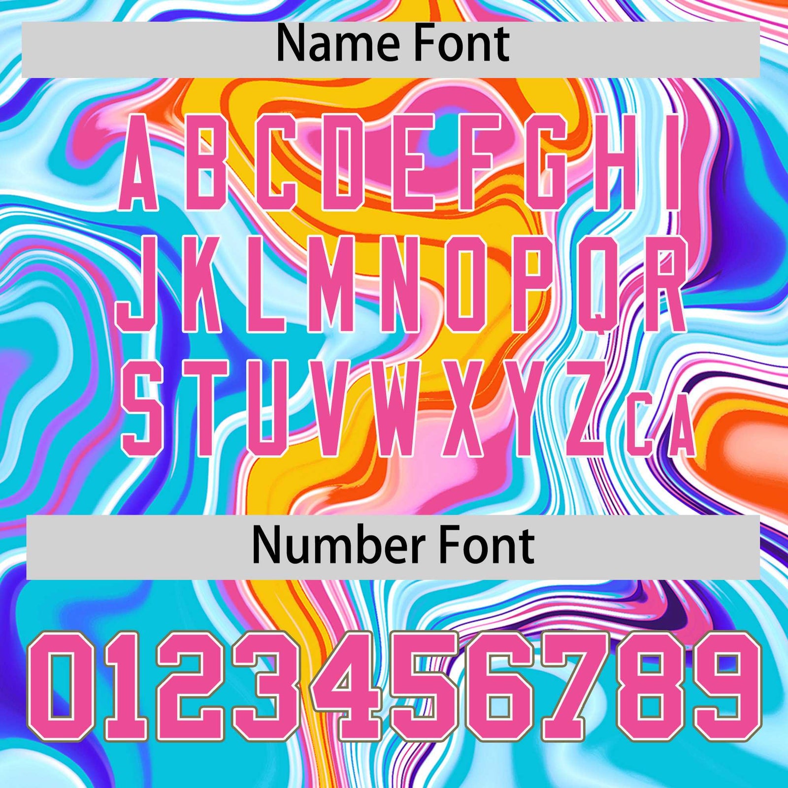 Custom Sky Blue Split Fashion Fluid Pattern Authentic Baseball Jersey