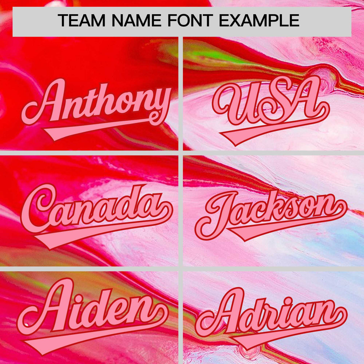 Custom Red Split Fashion Fluid Pattern Authentic Baseball Jersey