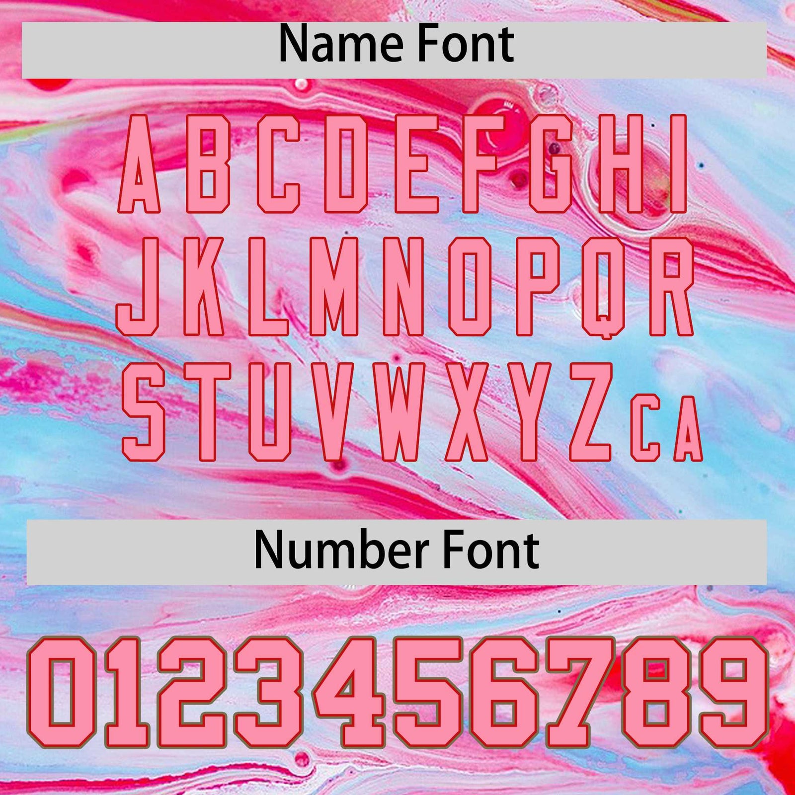 Custom Red Split Fashion Fluid Pattern Authentic Baseball Jersey