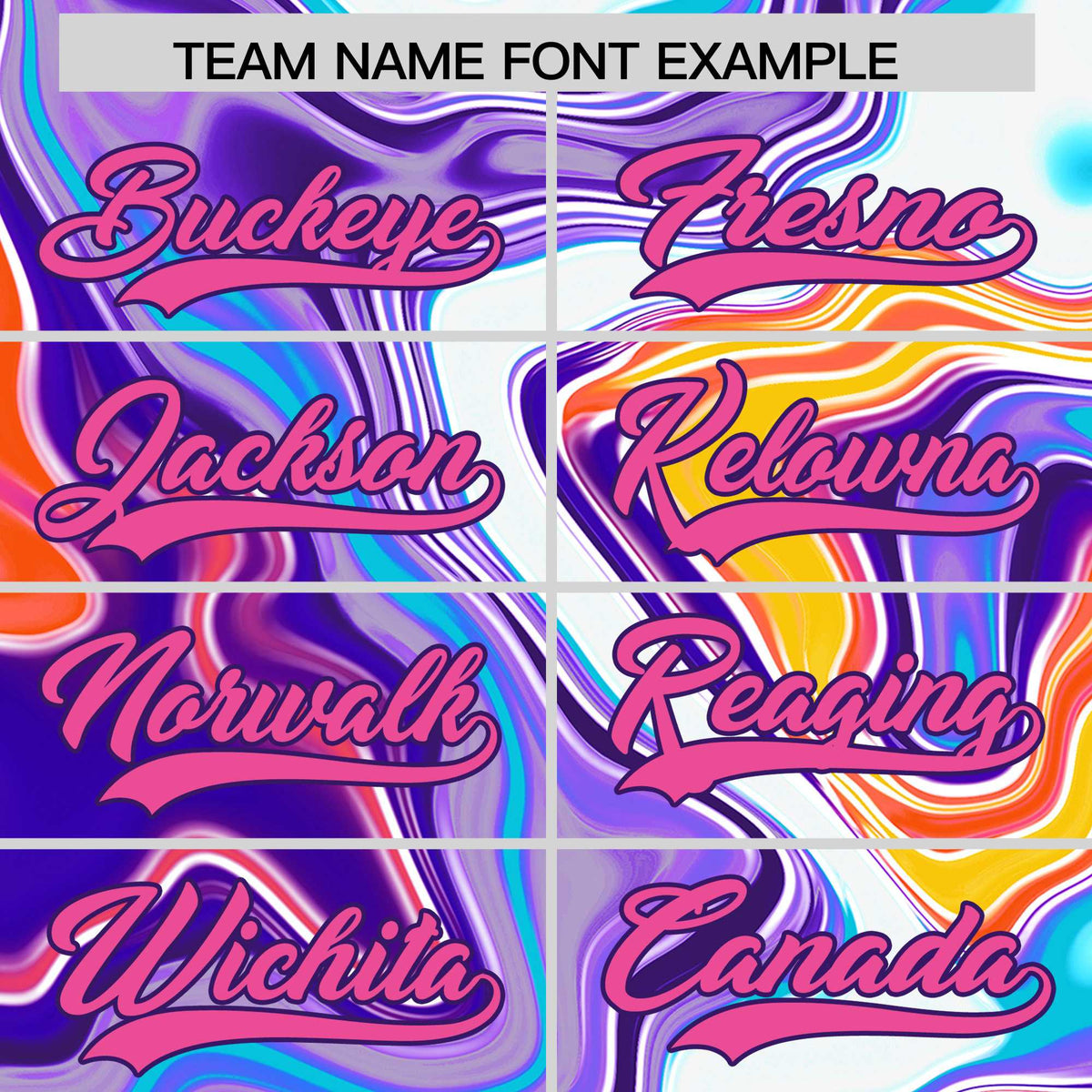 Custom Light Purple Split Fashion Fluid Pattern Authentic Baseball Jersey