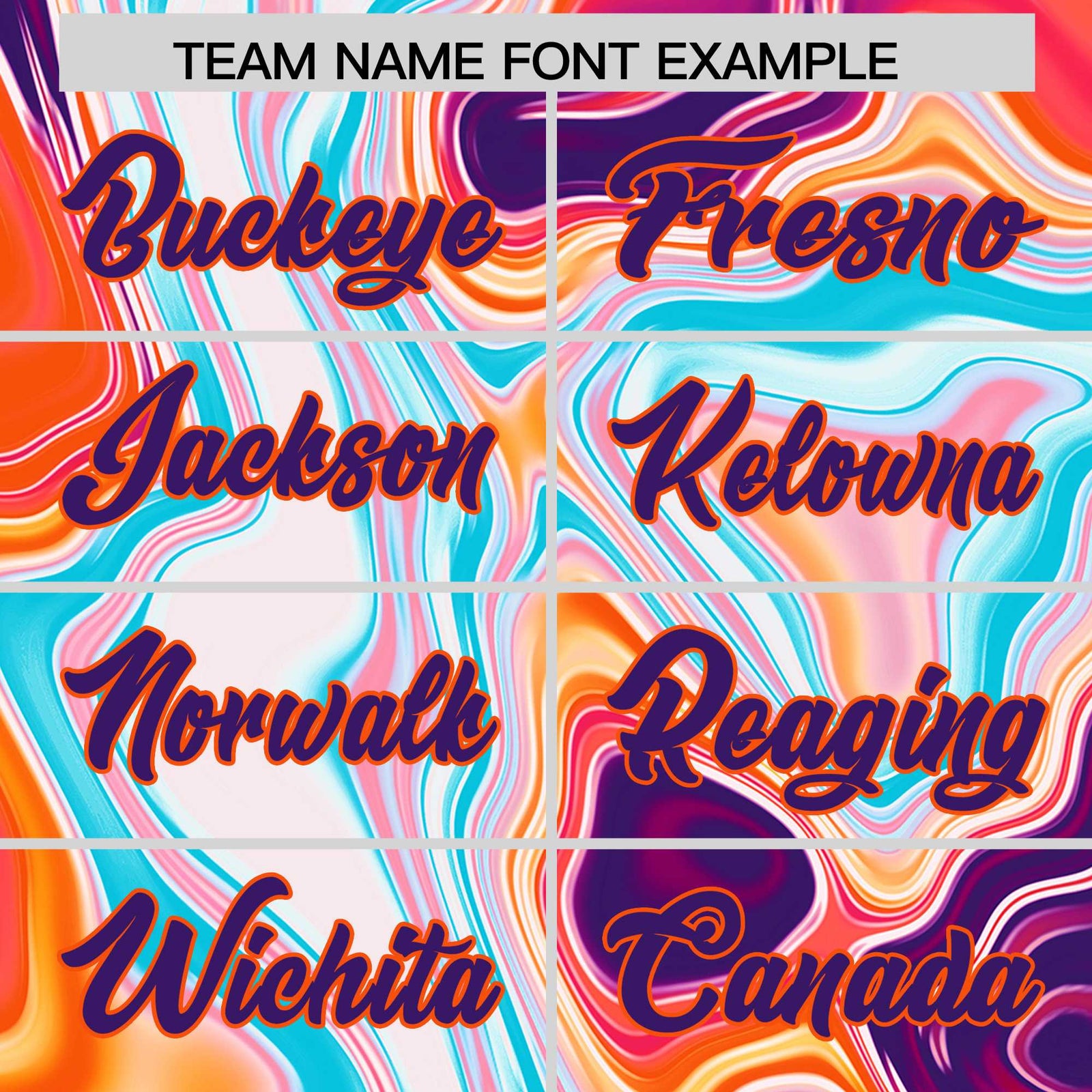 Custom Orange Split Fashion Fluid Pattern Authentic Baseball Jersey