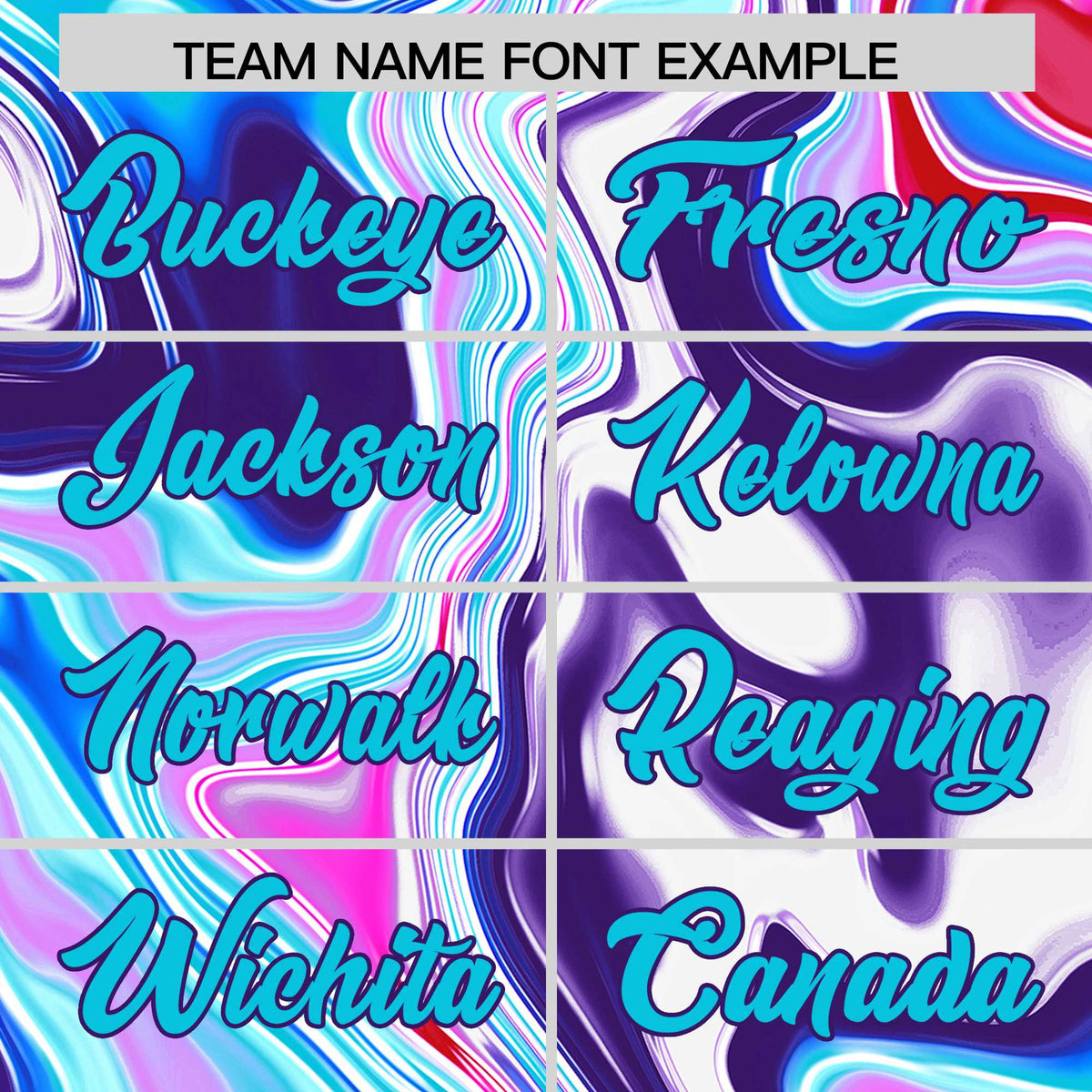 Custom Purple Split Fashion Fluid Pattern Authentic Baseball Jersey