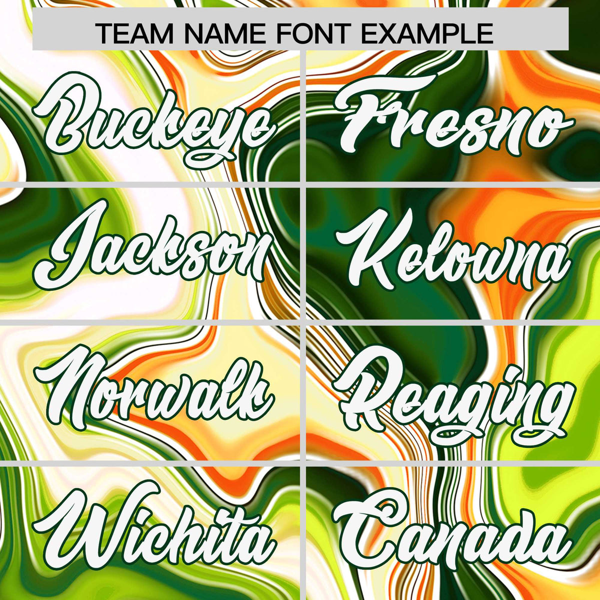 Custom Green Split Fashion Fluid Pattern Authentic Baseball Jersey