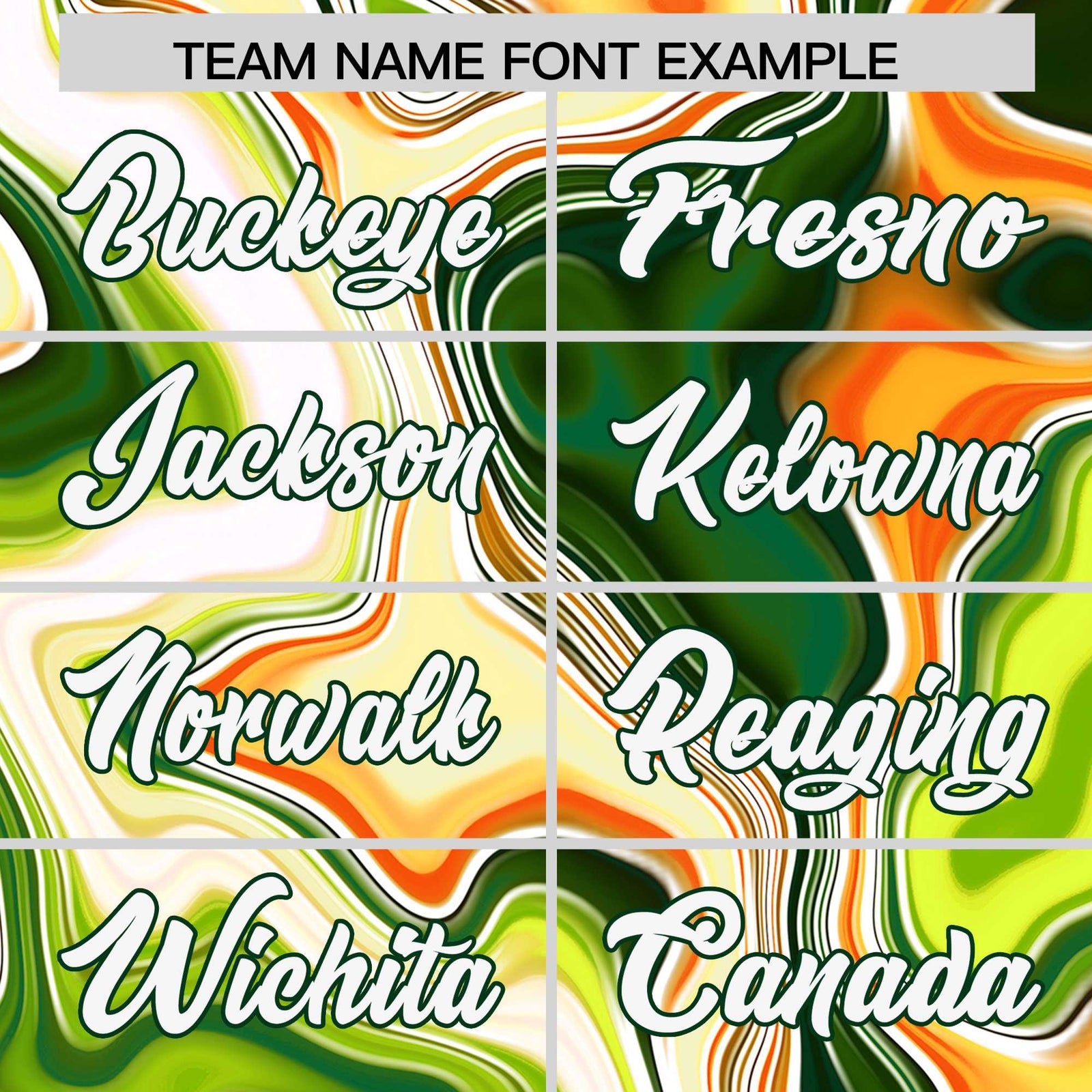 Custom Green Split Fashion Fluid Pattern Authentic Baseball Jersey