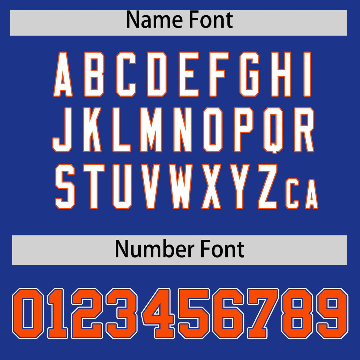 Custom Royal Orange Personalized Color Block Authentic Baseball Jersey