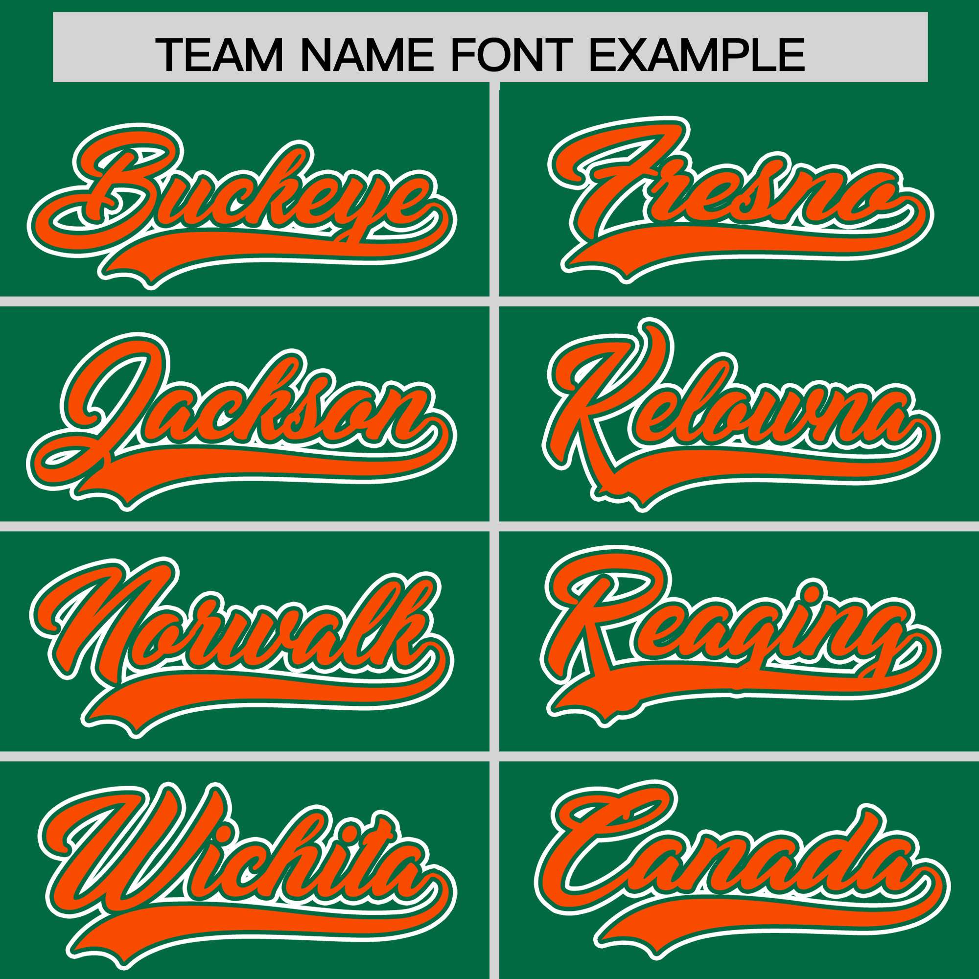 Custom Kelly Green Orange Personalized Color Block Authentic Baseball Jersey