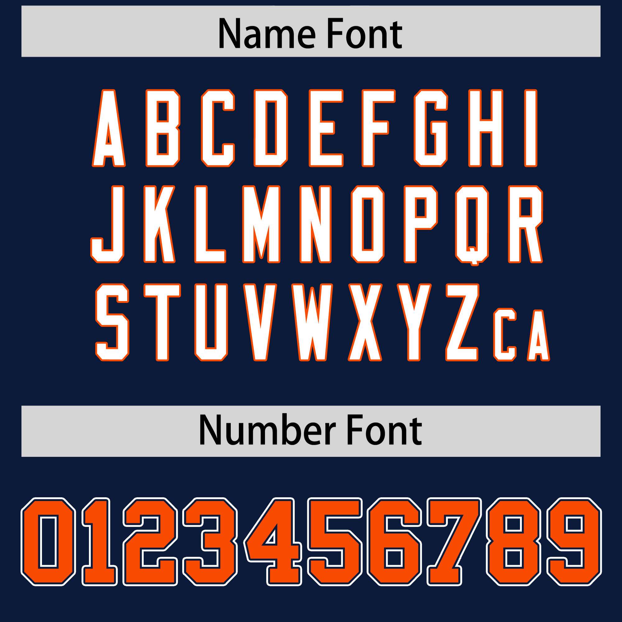 Custom Navy Orange Personalized Color Block Authentic Baseball Jersey