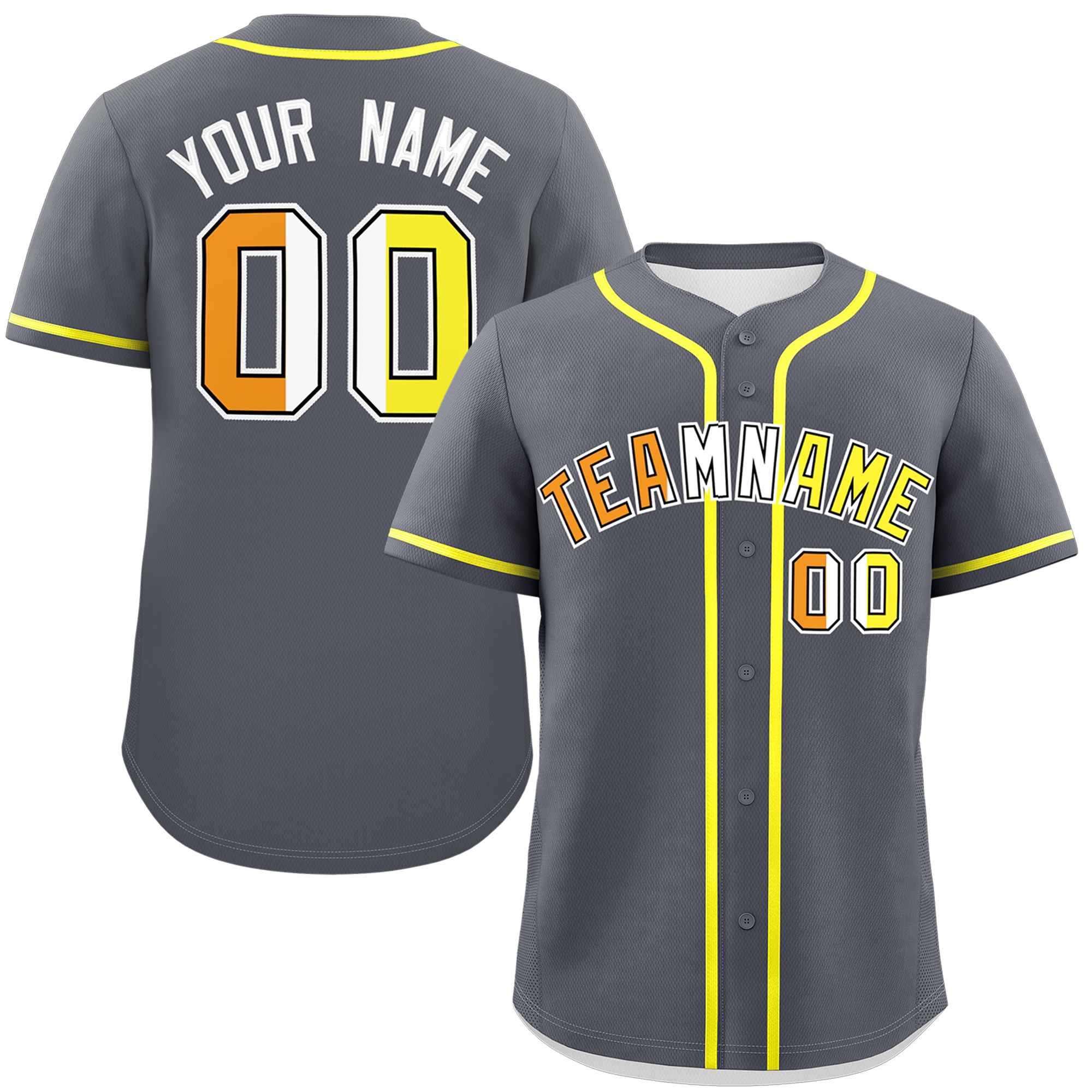 Custom Dark Gray Maverique For Pride Month Classic Style Authentic Baseball Jersey