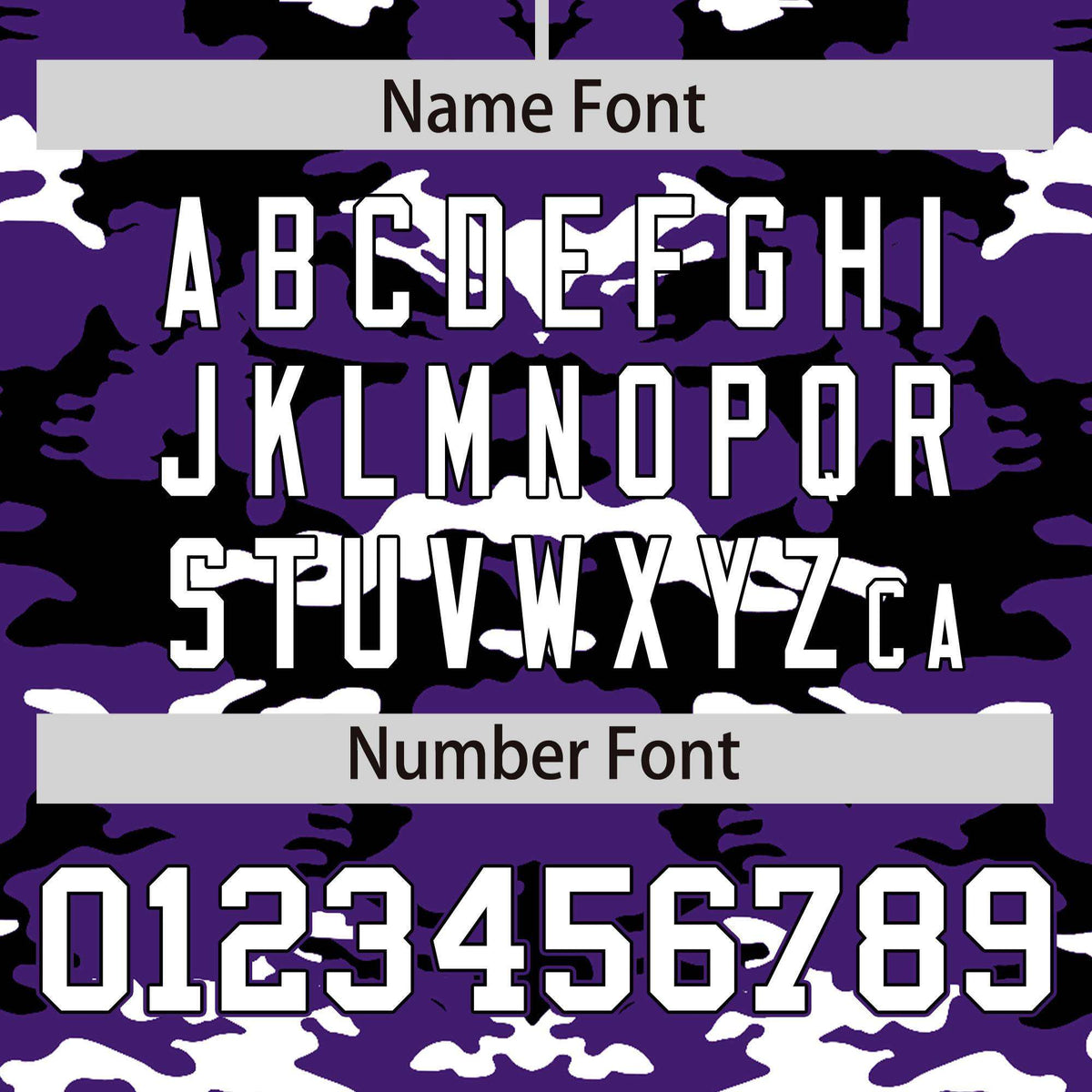 Custom Purple Black-White Personalized Camo Design Authentic Baseball Jersey