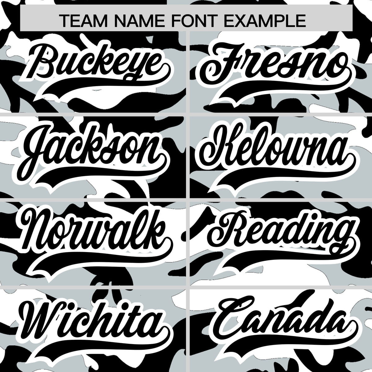 Custom Black Silver White Camo Gradient Fashion Baseball Jersey | Perfect for Training,Sublimation Printed & Stitched,Add Name and Numbern,Perfect for Teams | KXKSHOP