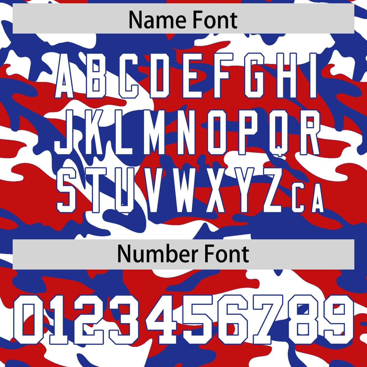 Custom Red White Royal Blue Camo Gradient Fashion Baseball Jersey | Perfect for Training,Sublimation Printed &amp; Stitched,Add Name and Numbern,Perfect for Teams | KXKSHOP