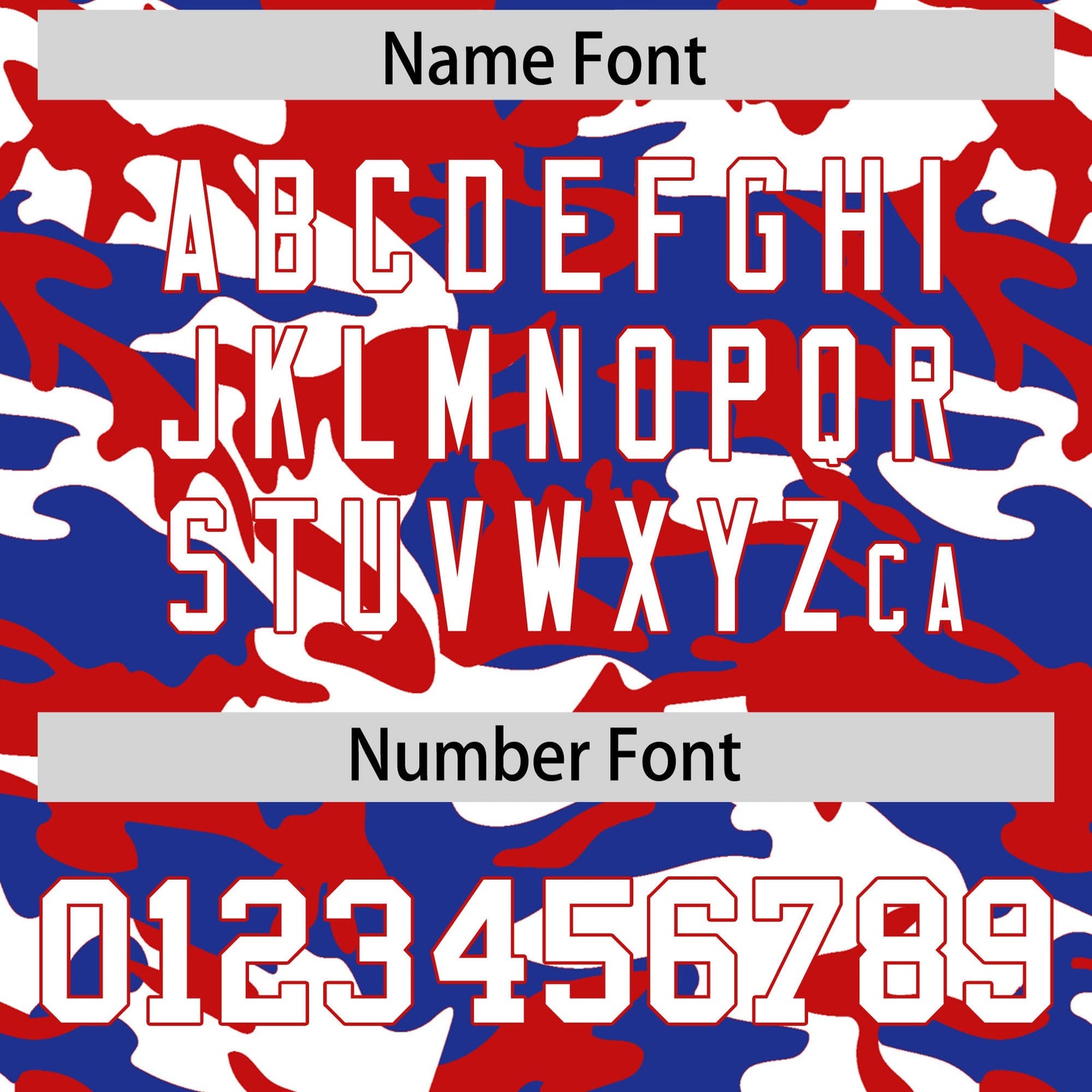 Custom Red Royal Blue White Camo Gradient Fashion Baseball Jersey | Perfect for Training,Sublimation Printed & Stitched,Add Name and Numbern,Perfect for Teams | KXKSHOP