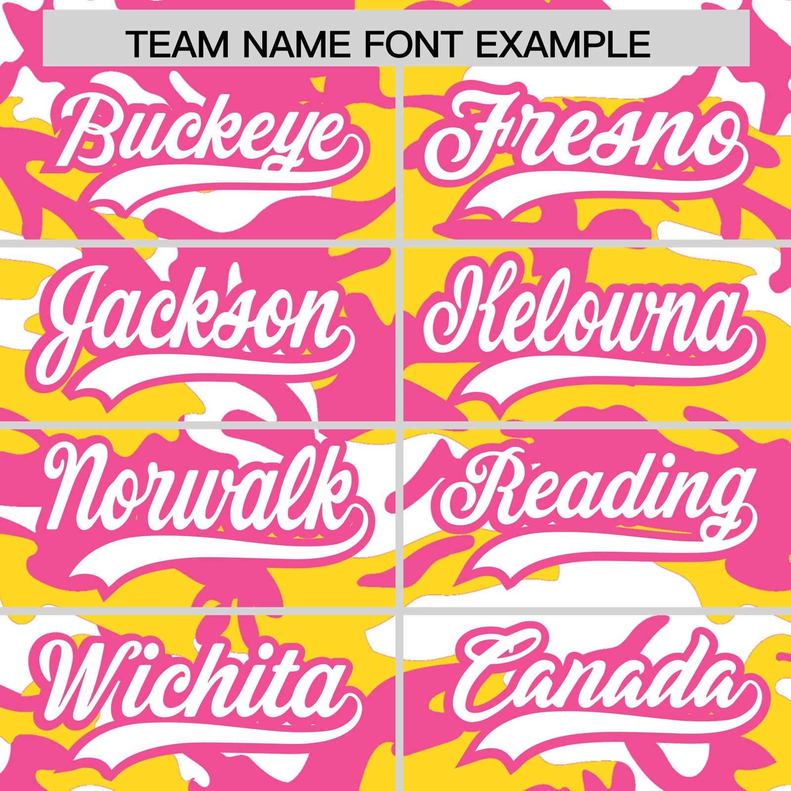 Custom Gold Pink White Camo Gradient Fashion Baseball Jersey | Perfect for Training,Sublimation Printed & Stitched,Add Name and Numbern,Perfect for Teams | KXKSHOP