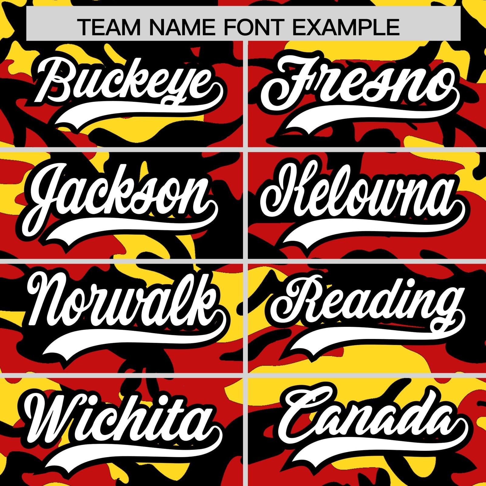 Custom Red Gold Black Camo Gradient Fashion Baseball Jersey | Perfect for Training,Sublimation Printed & Stitched,Add Name and Numbern,Perfect for Teams | KXKSHOP